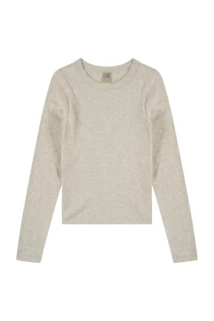 Max Tee in Heather Grey Reinforced Seams