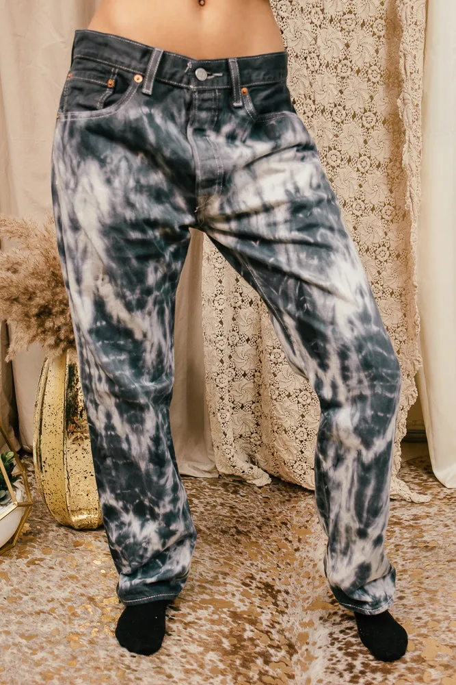 High Rise Body Friendly Bamboo Dye Vintage Jeans