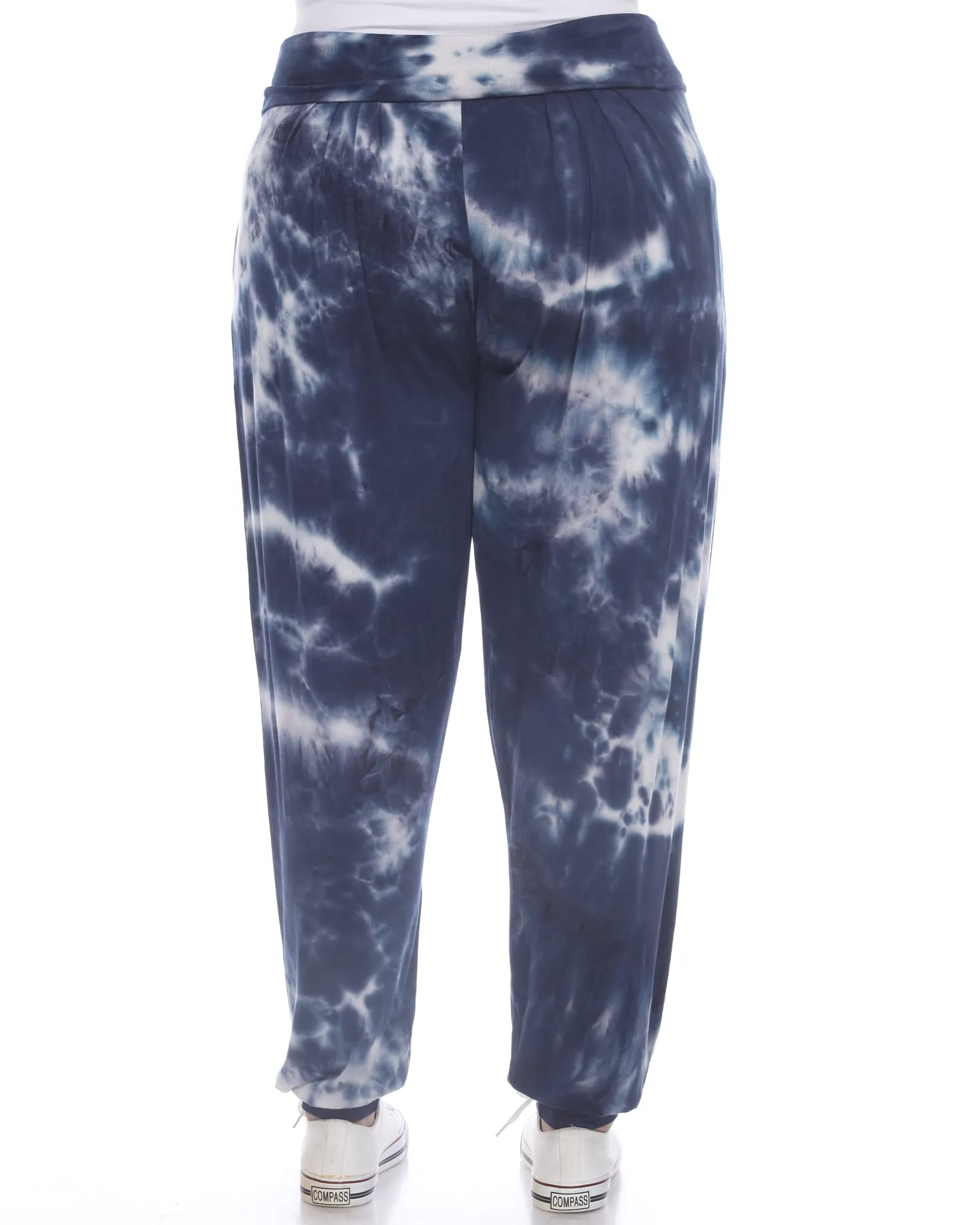 Tie Dye Harem Pants | Navy