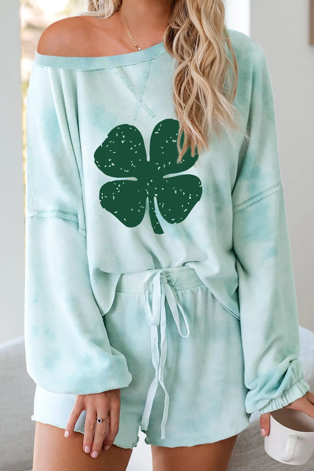 Tie-dye Pajamas Loungewear Set