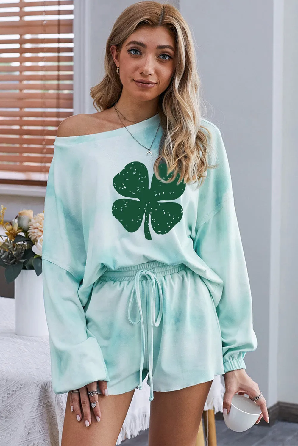 Tie-dye Pajamas Loungewear Set