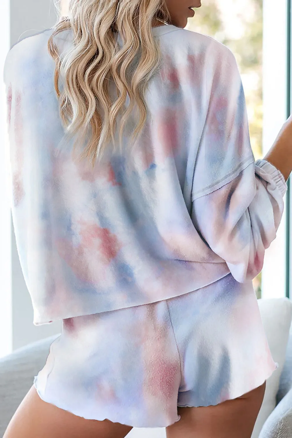 Tie-dye Pajamas Loungewear Set