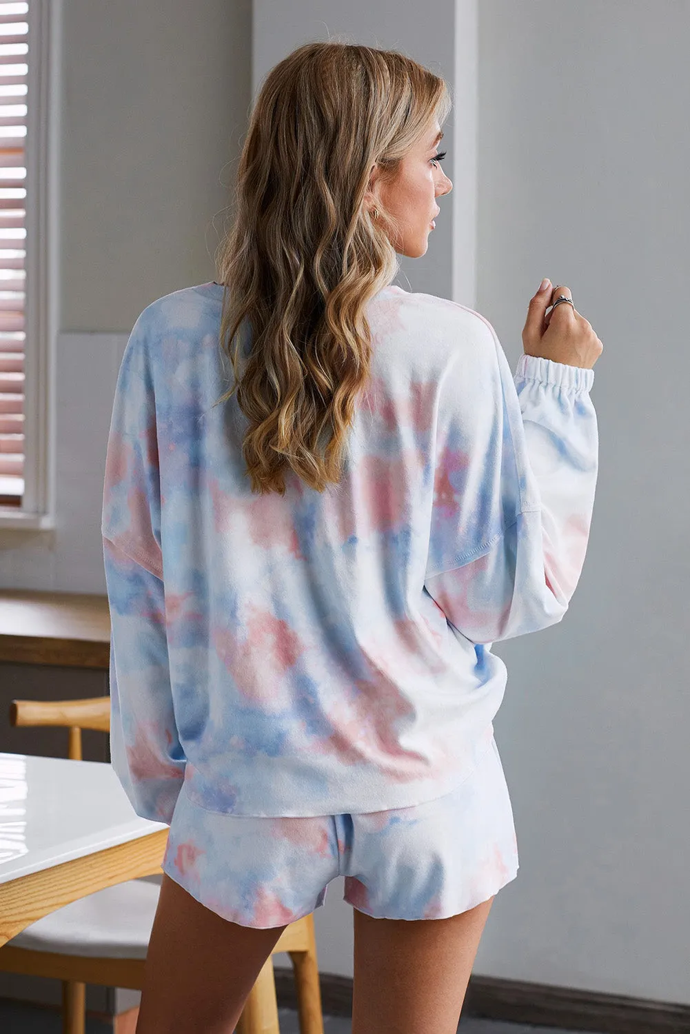 Tie-dye Pajamas Loungewear Set