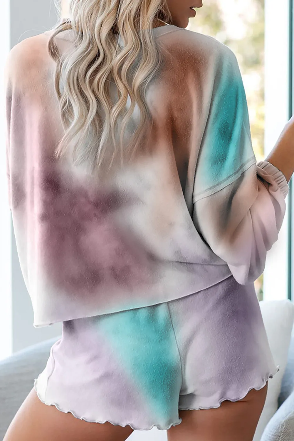 Tie-dye Pajamas Loungewear Set