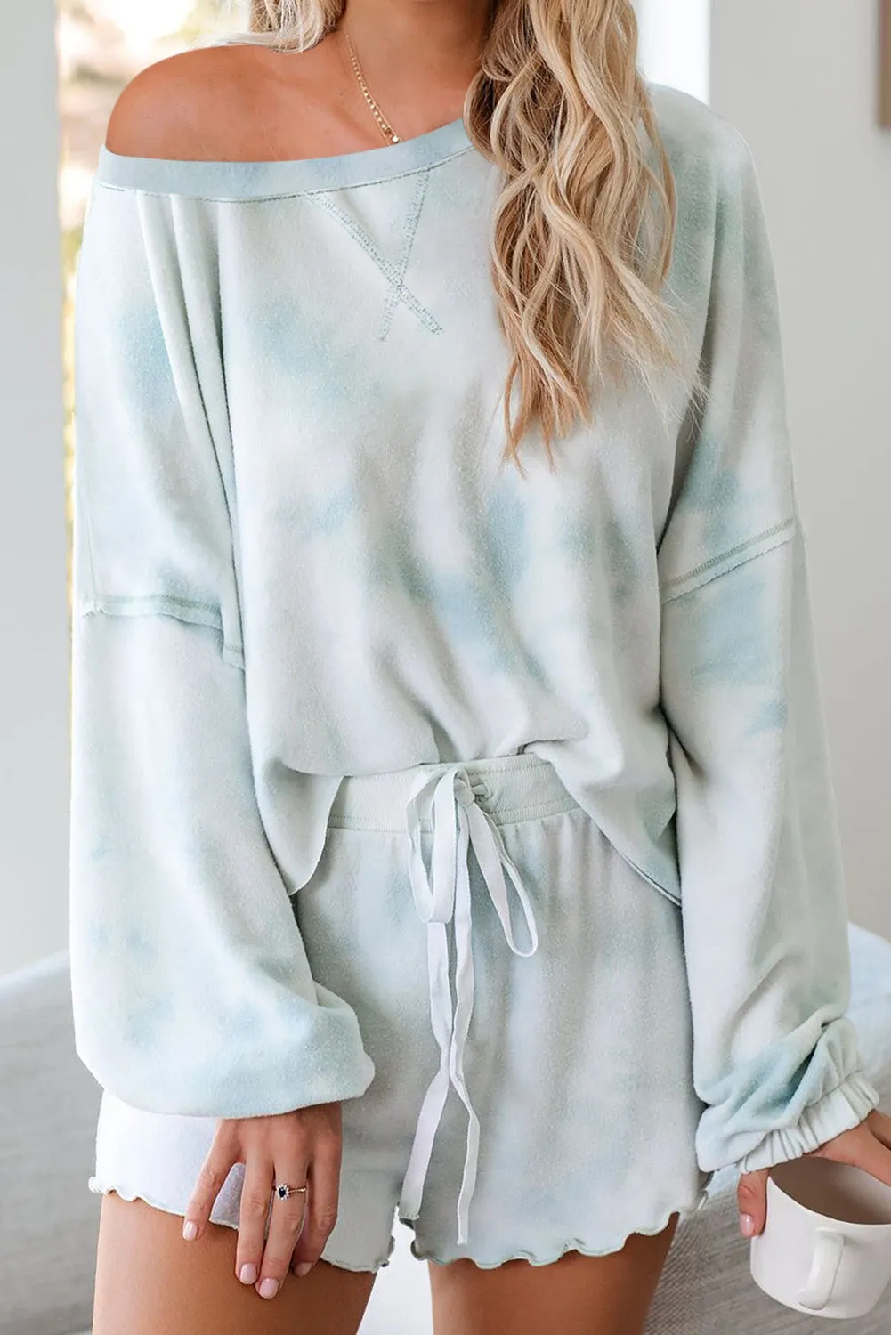 Tie-dye Pajamas Loungewear Set