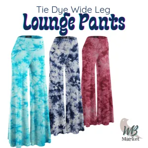 Tie Dye Wide Leg Lounge Pants