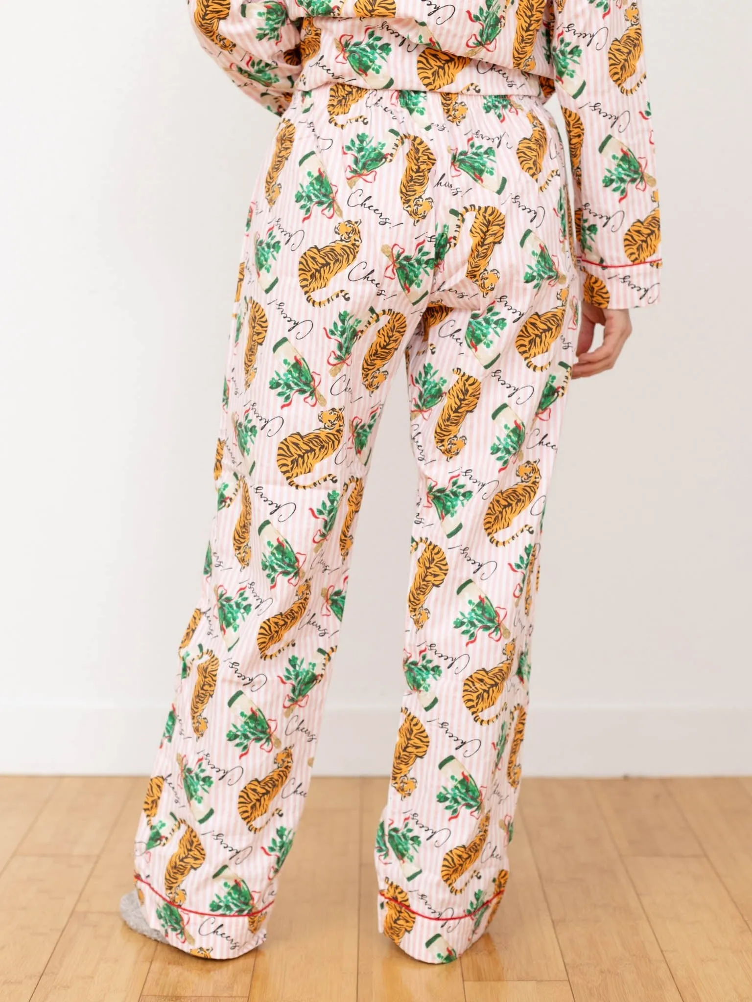Tiger Stripe Flannel PJ Set