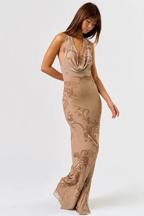 Timeless Waist Fit Timeless slip dress Paisley Allure Maxi Dress