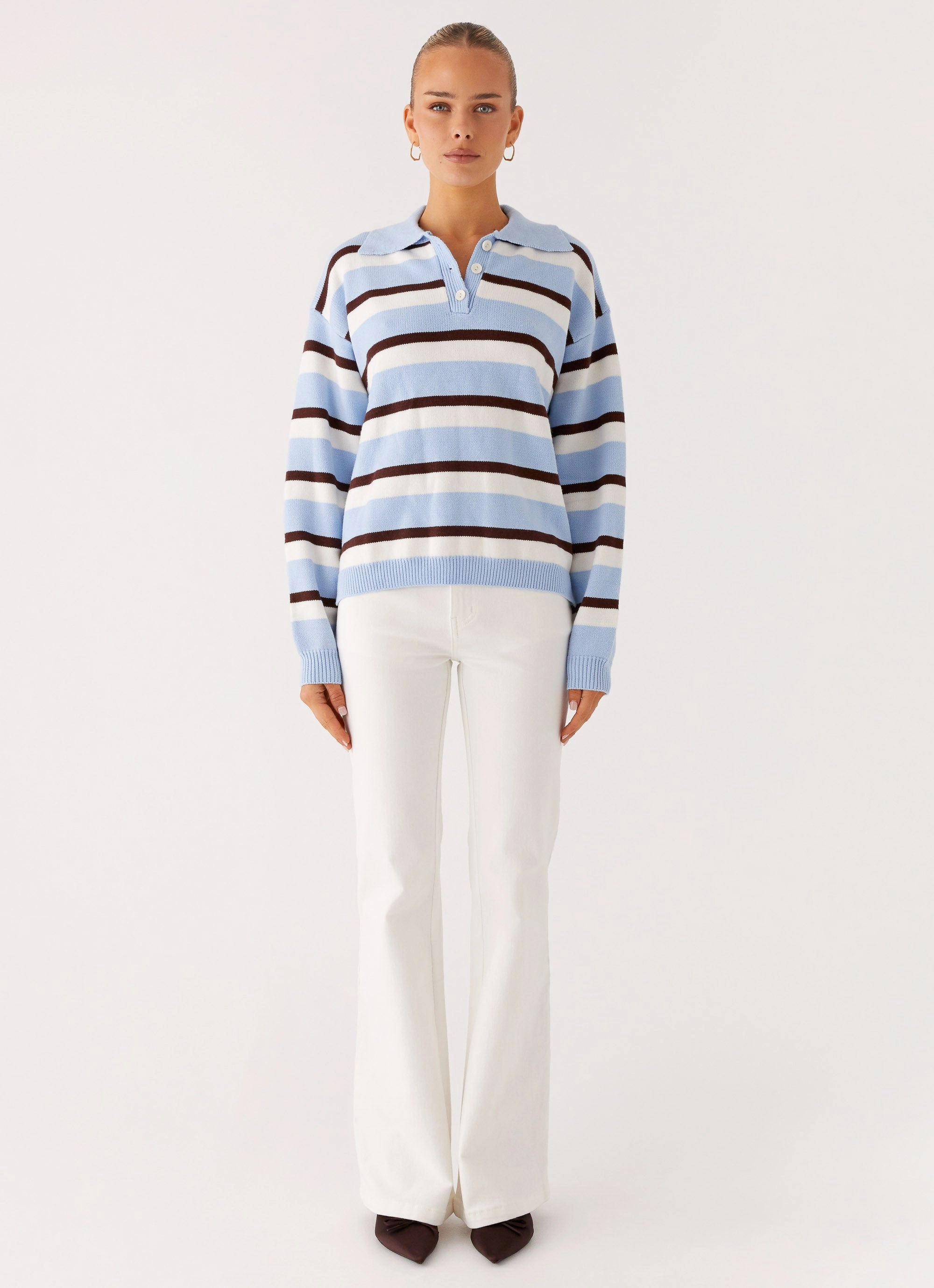 Aldo Bootleg Jeans - White Family Style Elegant