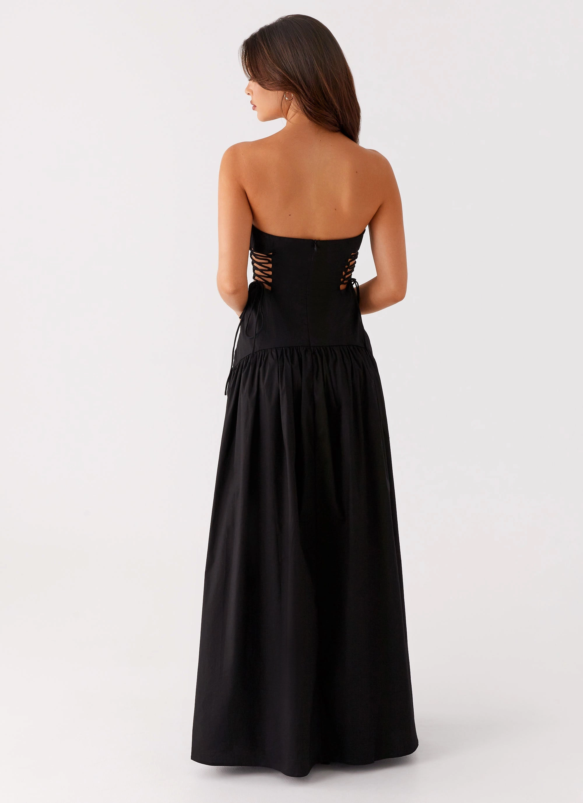Chic Motion Flow Sleeve Conagh Maxi Dress - Black