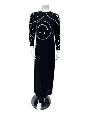 TN5007-24 Emojis Black Multi Cotton Teen Nightgown