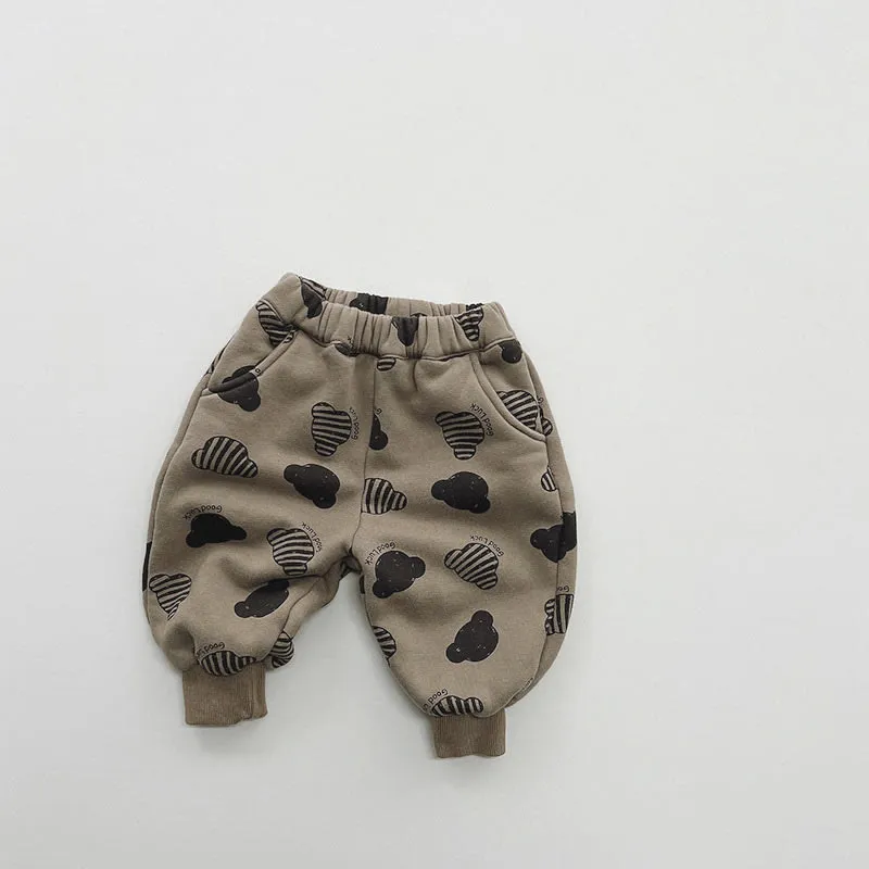 Toddler Bear Fleece Lined Pants