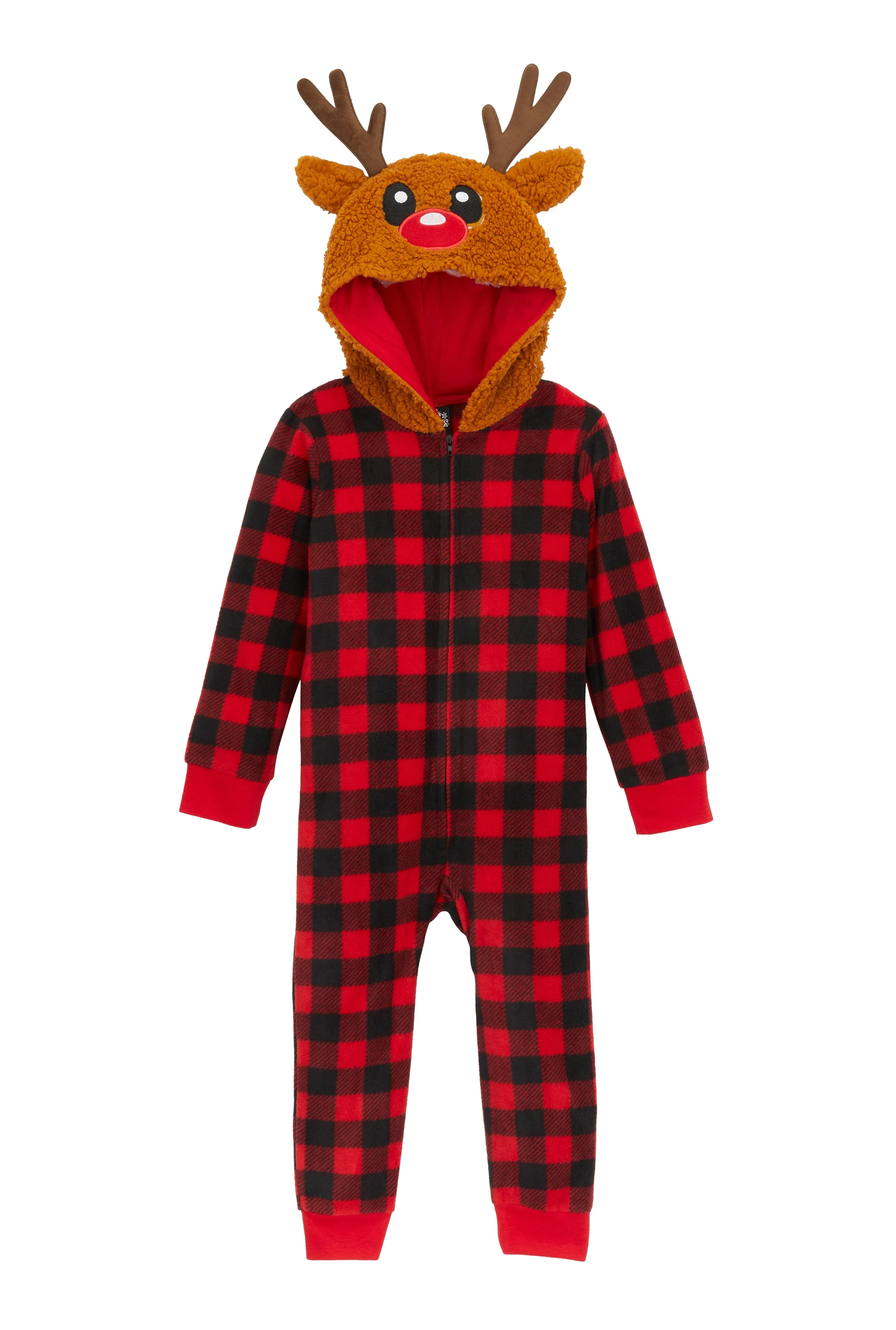 Toddlers Unisex Matching Reindeer Onesie Family Pajamas