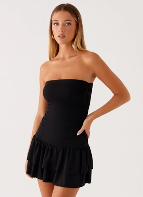 Classic Fit Seasonal Must Have Tonya Mini Dress - Black