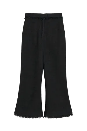 Mesh Lined Sporty Fit Design Mafaldana Boucle Pants