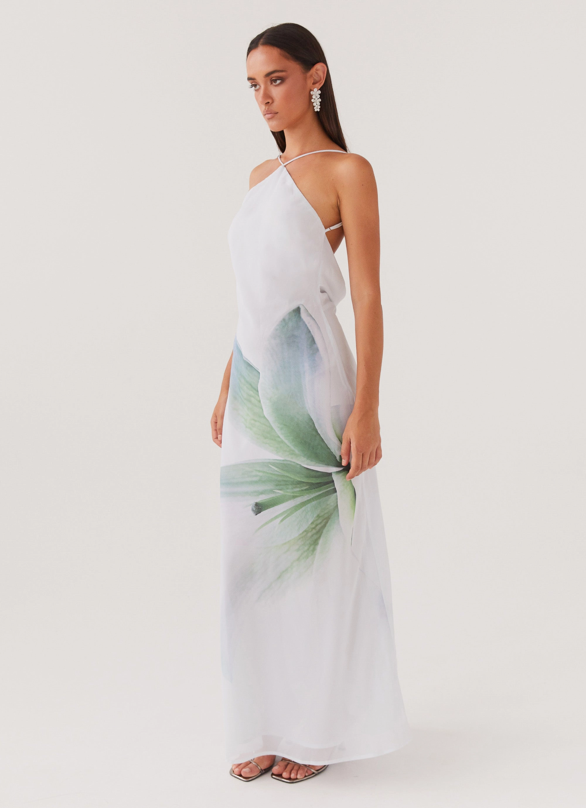 Blossom Hearts Maxi Dress - Dahlia Ash Everyday-Use