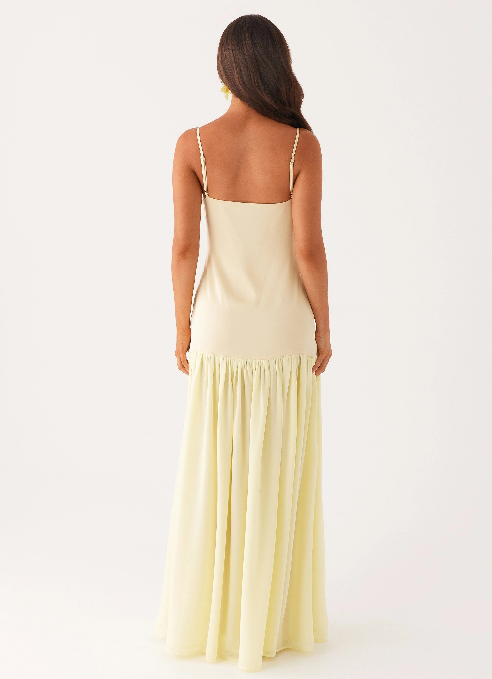 Bold Cut Asteria Maxi Dress - Yellow