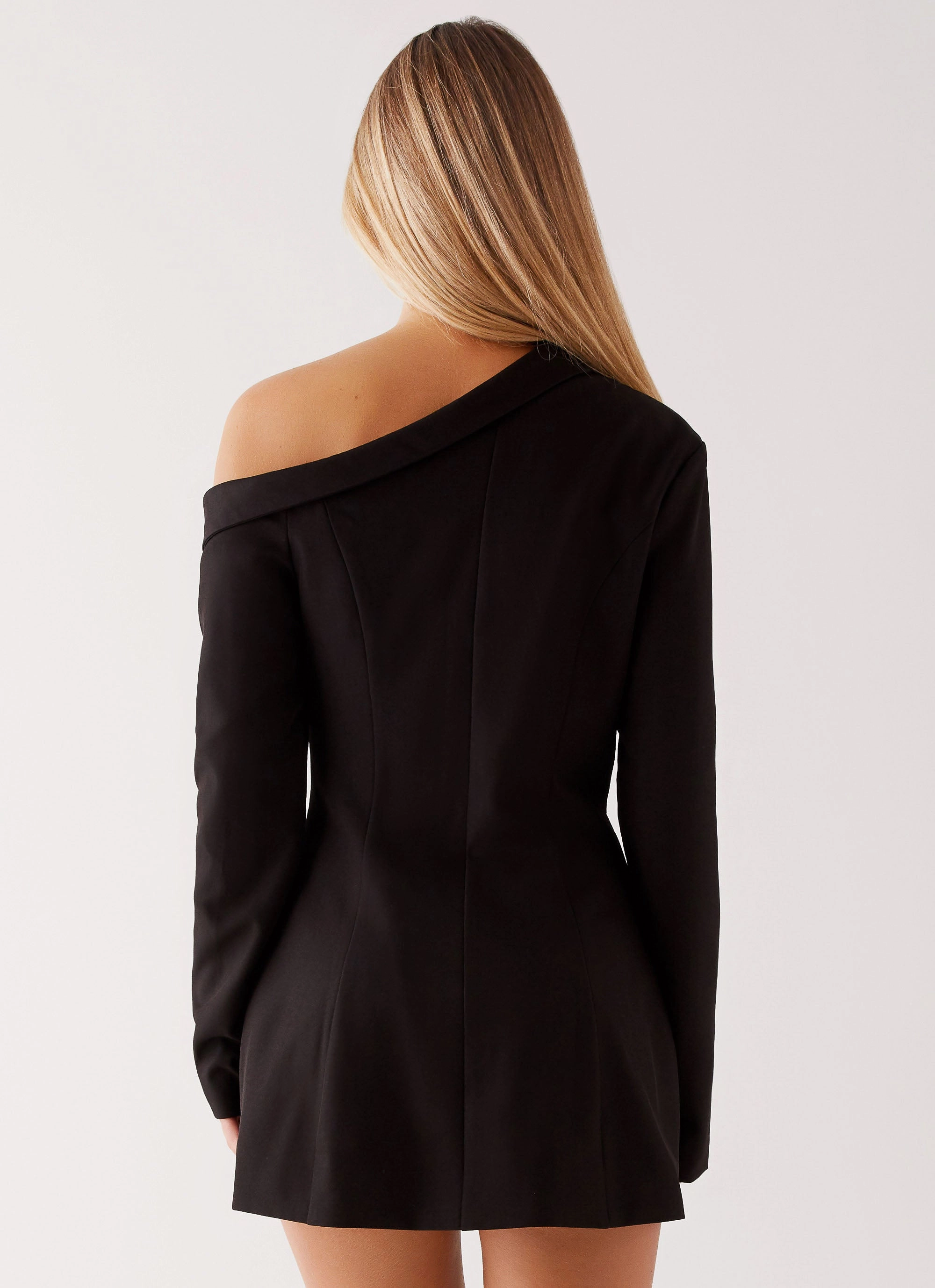 Cody Mini Dress - Black Slip Resistant Waistband