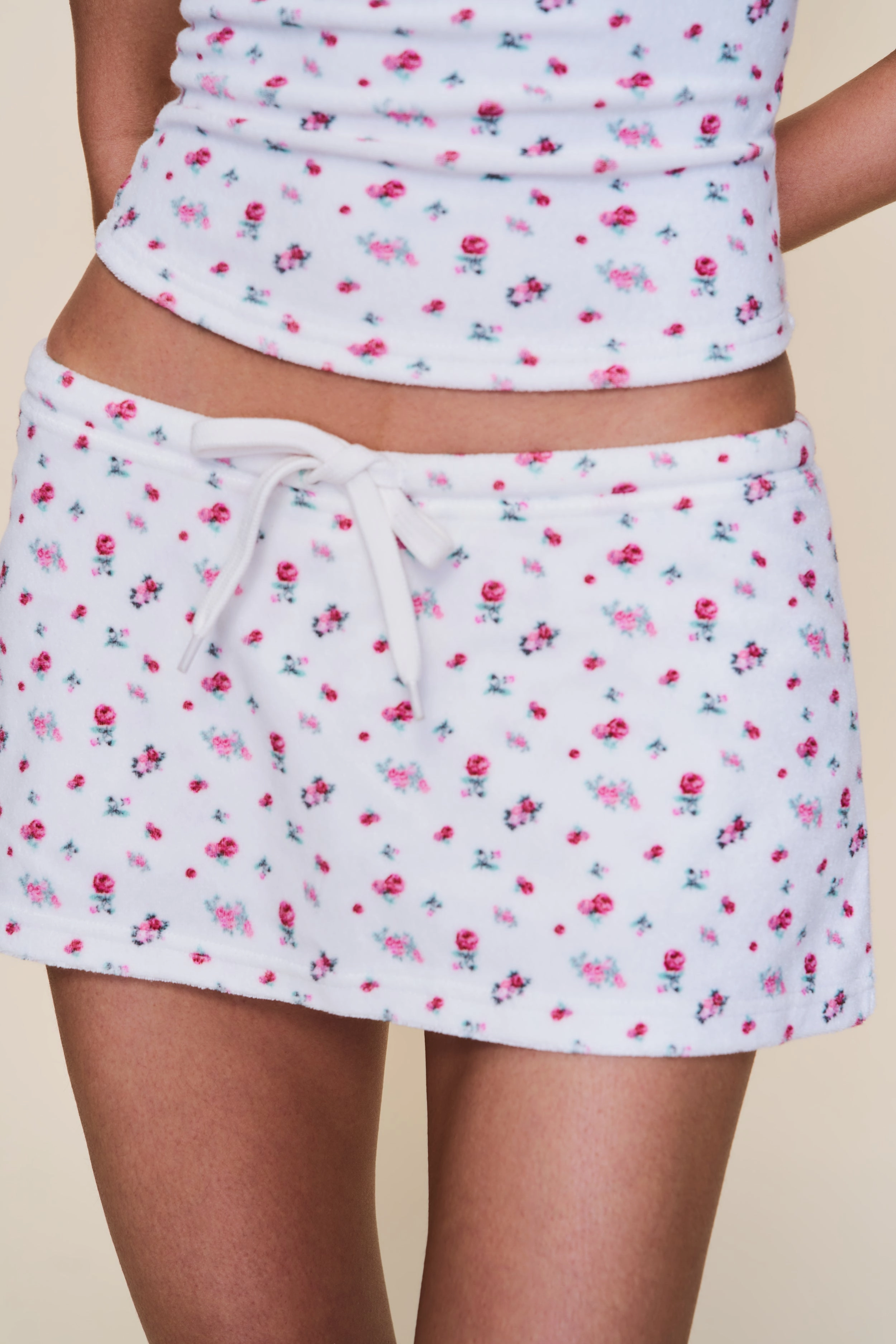 Dani Terry Mini Skort Coordinated Set