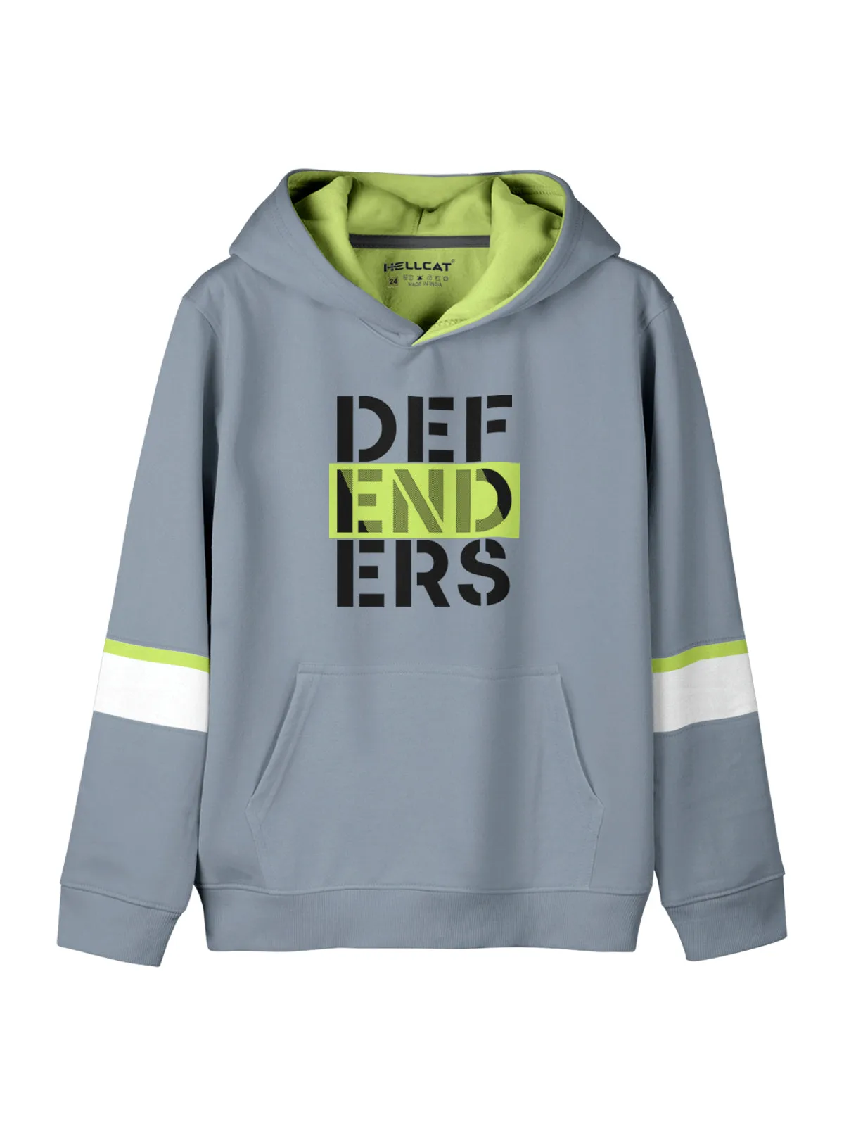 Trendy Printed Cotton Blend Hoodie T-shirt Jogger Trackpant Clothing Set for Girls