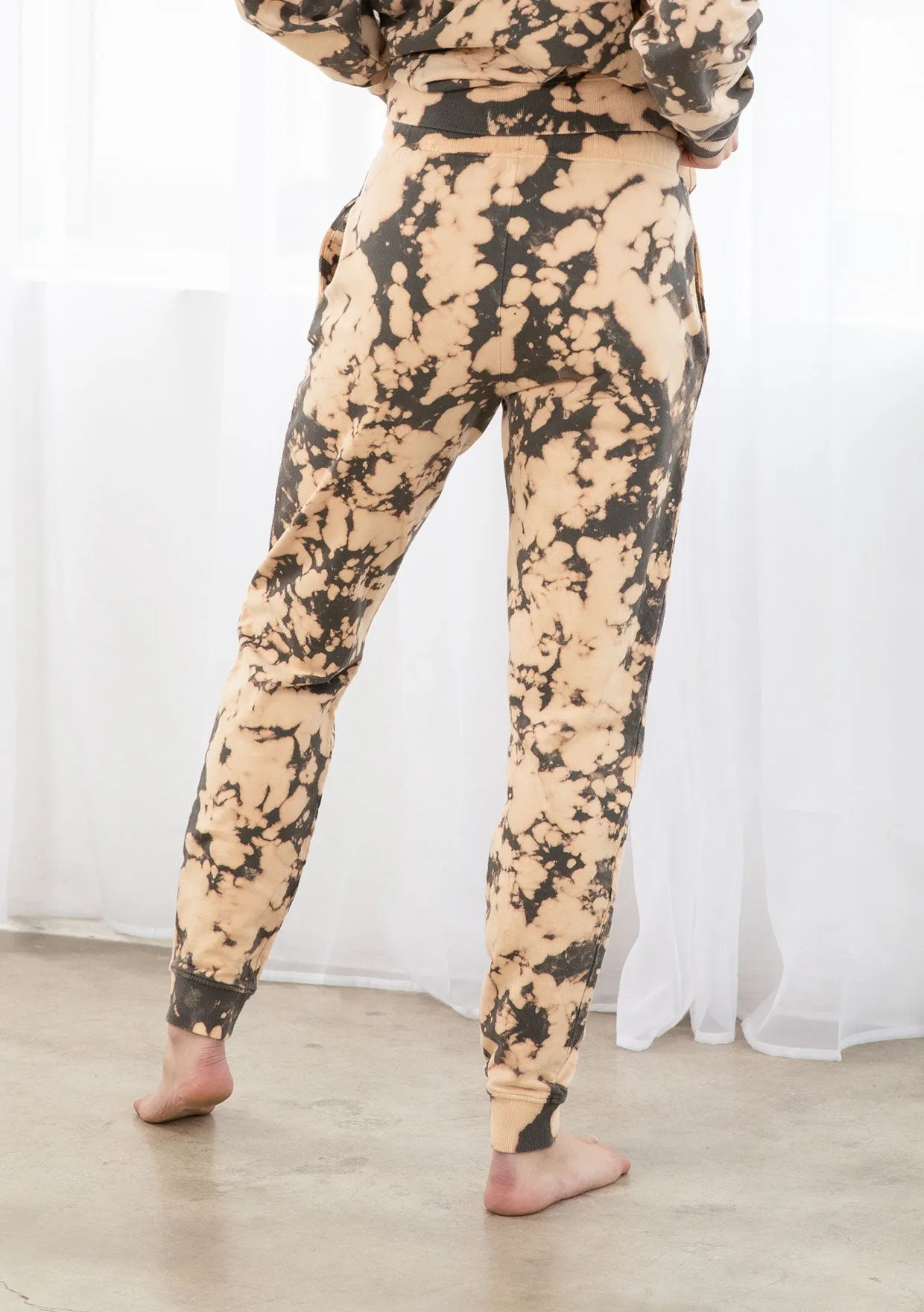 Trendy Splatter Tie Dye Jogger Pants