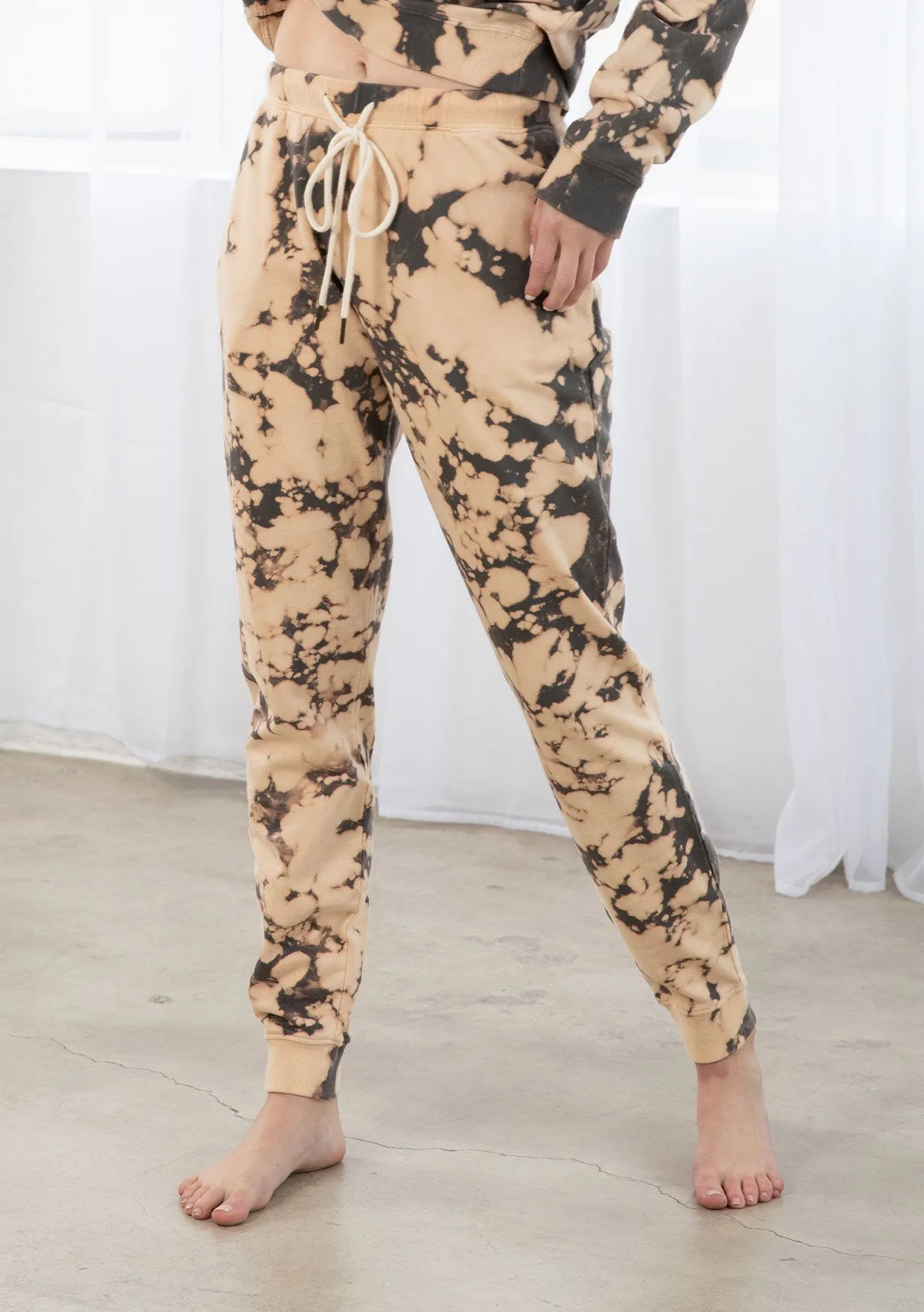 Trendy Splatter Tie Dye Jogger Pants