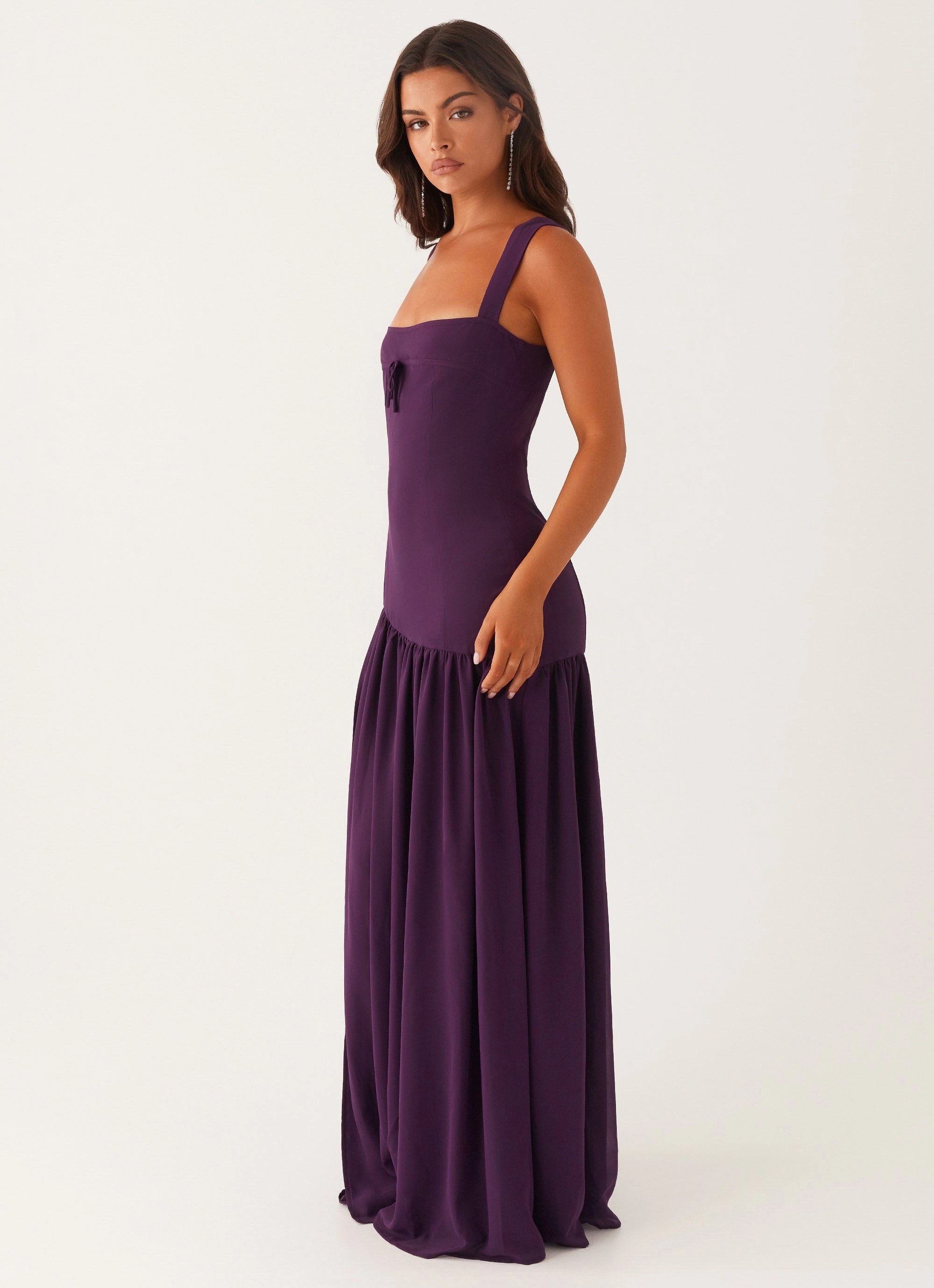 Fall Go Alberta Maxi Dress - Mulberry