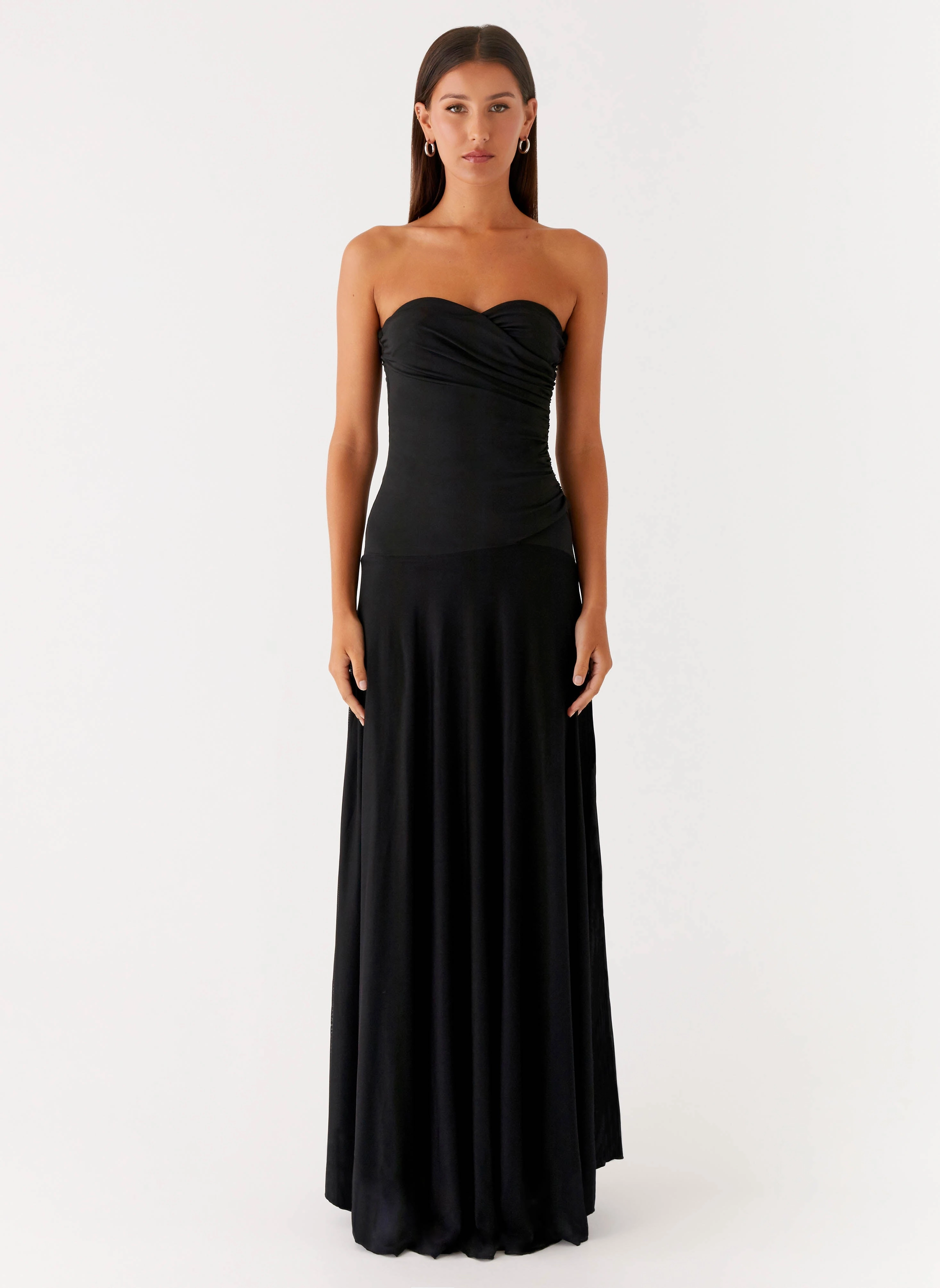 Ruben Maxi Dress - Black Color Glow