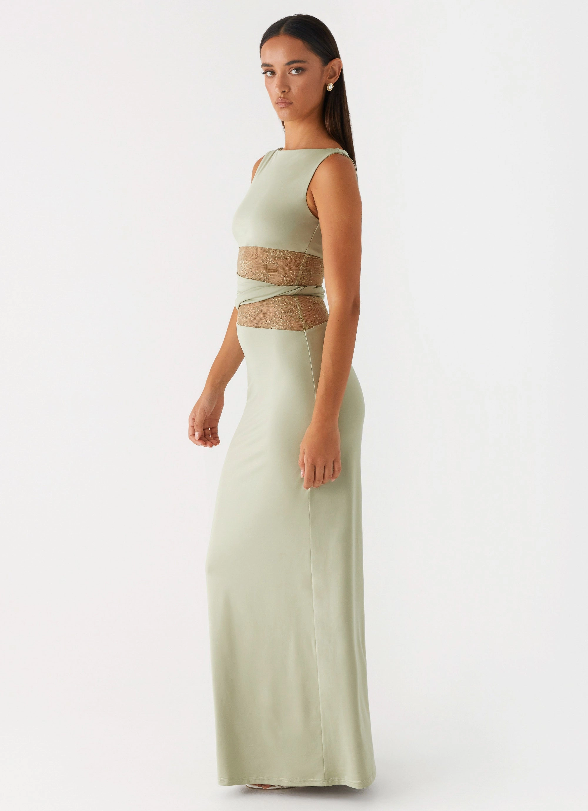 Karma Maxi Dress - Sage Wedding guest High-Fashion