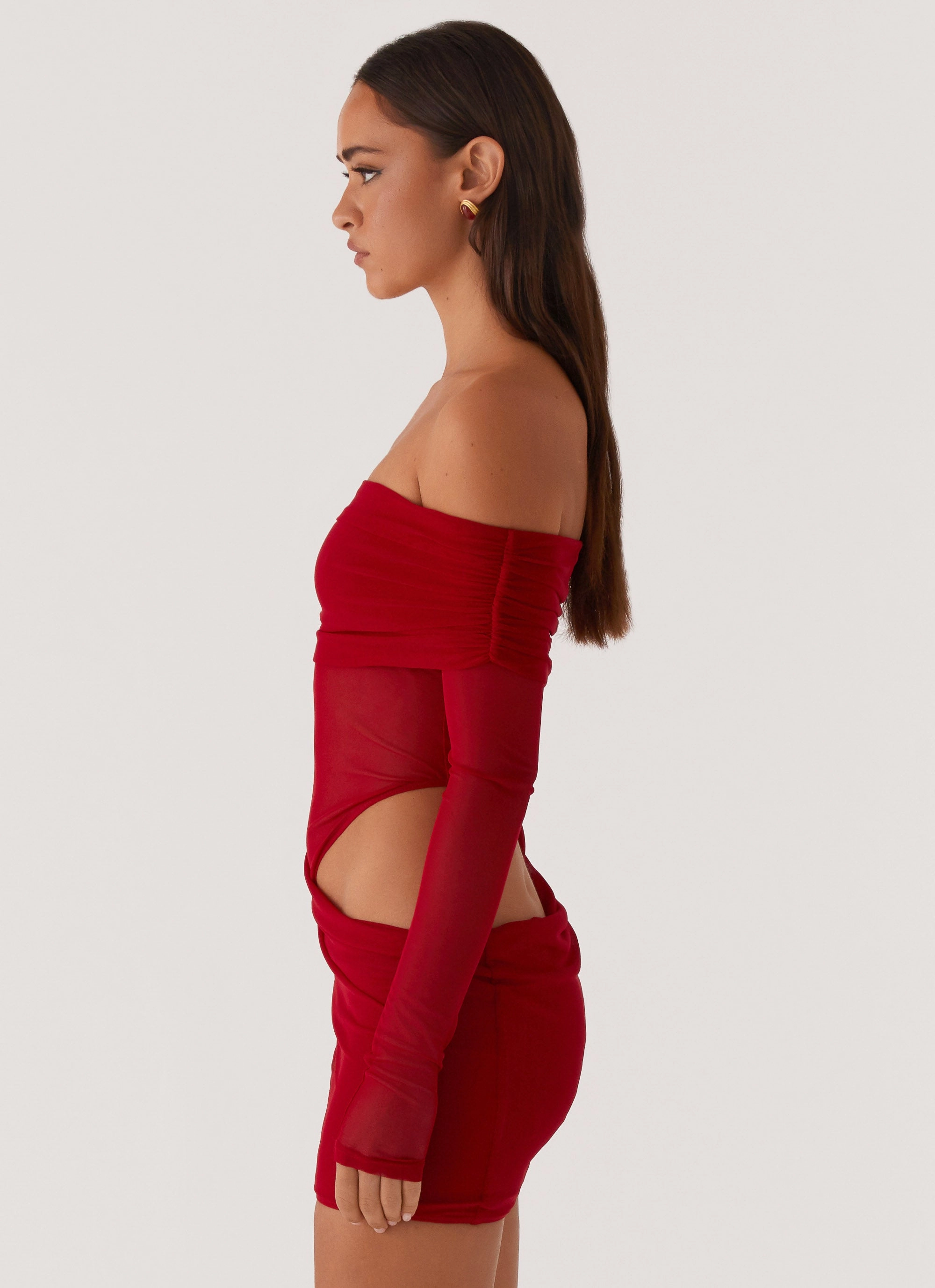 Daily Mood No Doubt Mini Dress - Red