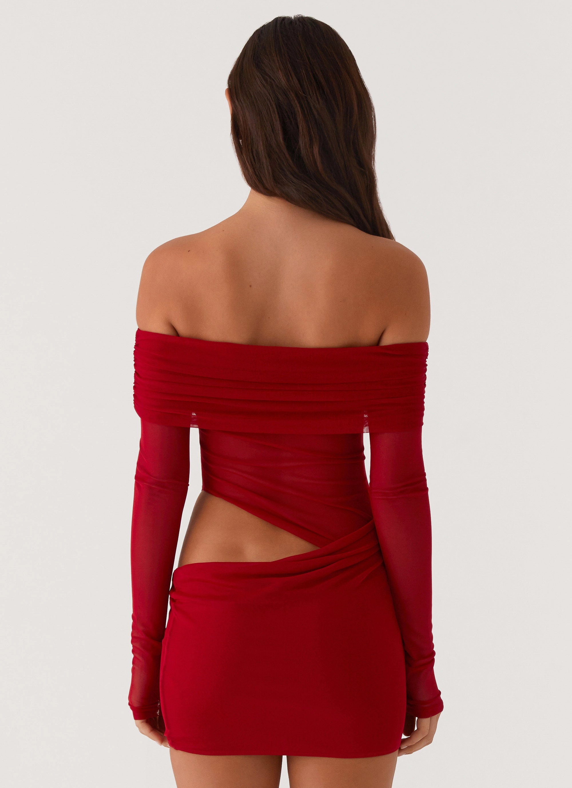 No Doubt Mini Dress - Red Quiet Style