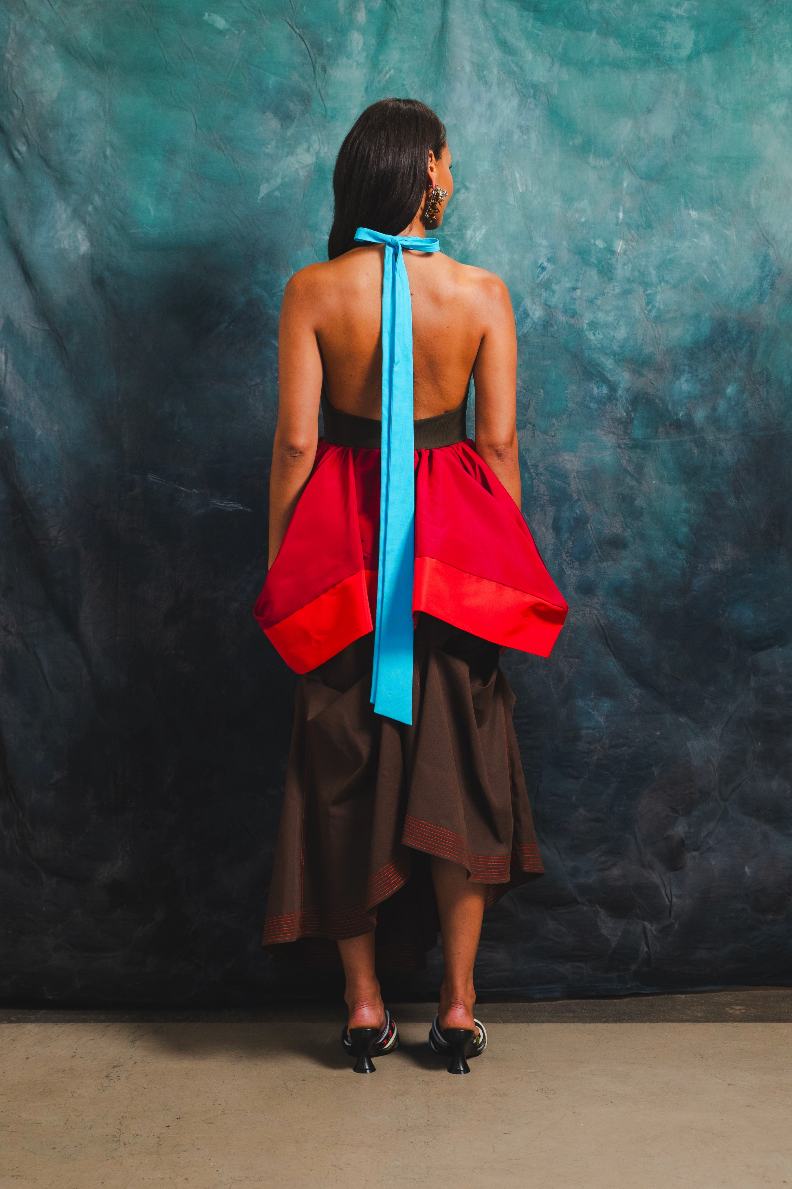 Tucked Trumpet Skirt with Belt Refined Sophistication Weekend Ready