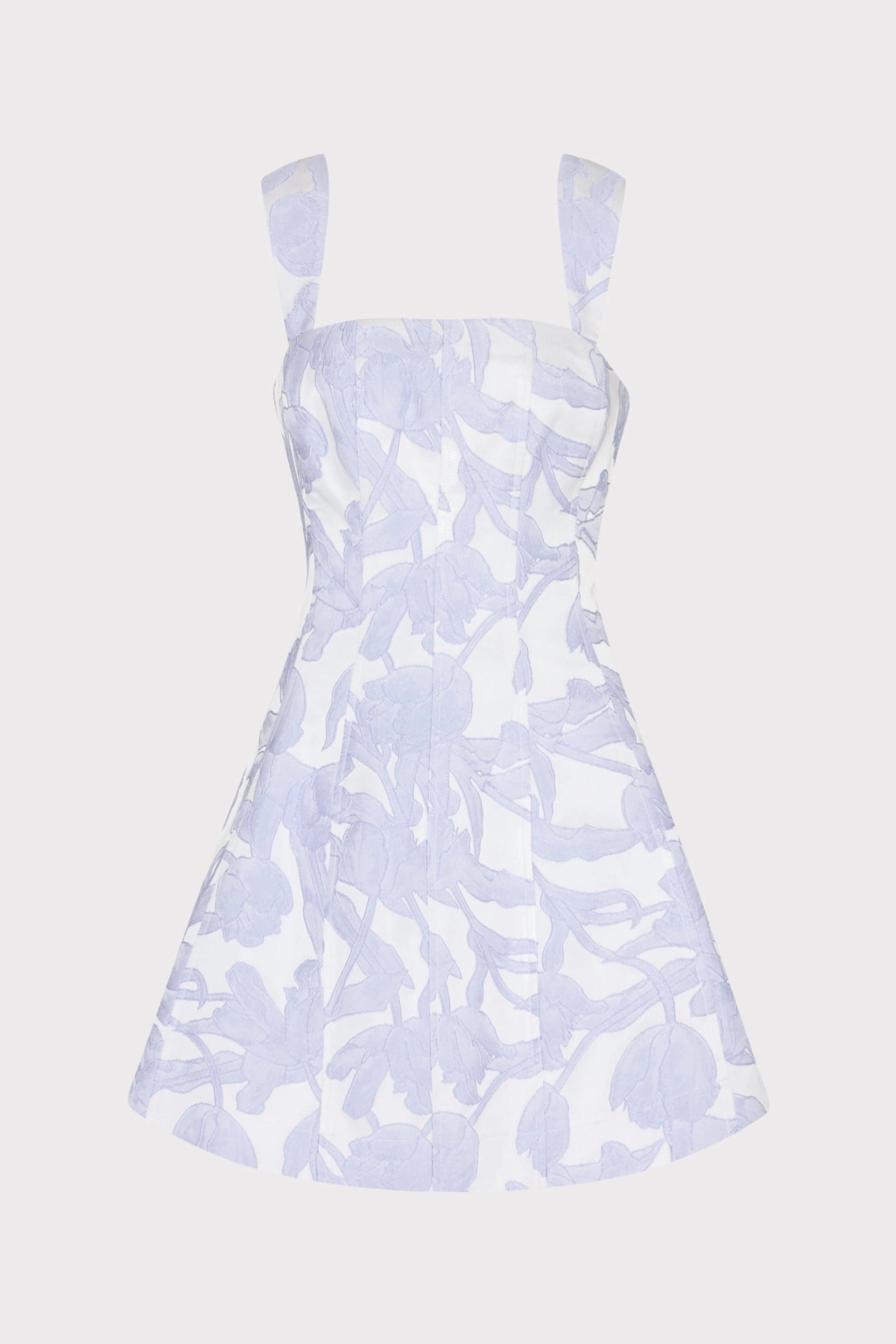 Simple Mood Tulip Jacquard Mini Dress