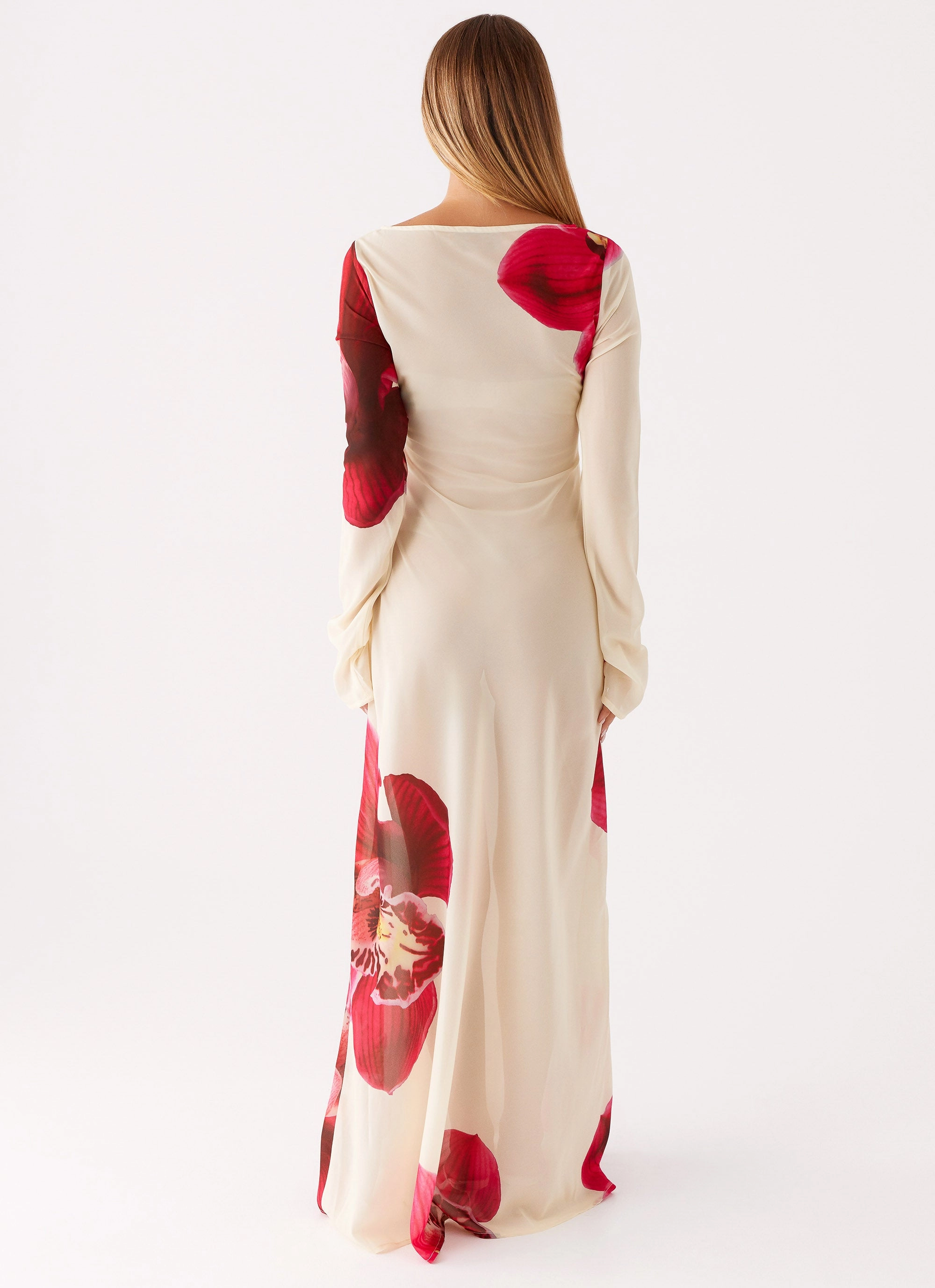 Lorde Maxi Dress - Orchid Yellow Subtle design