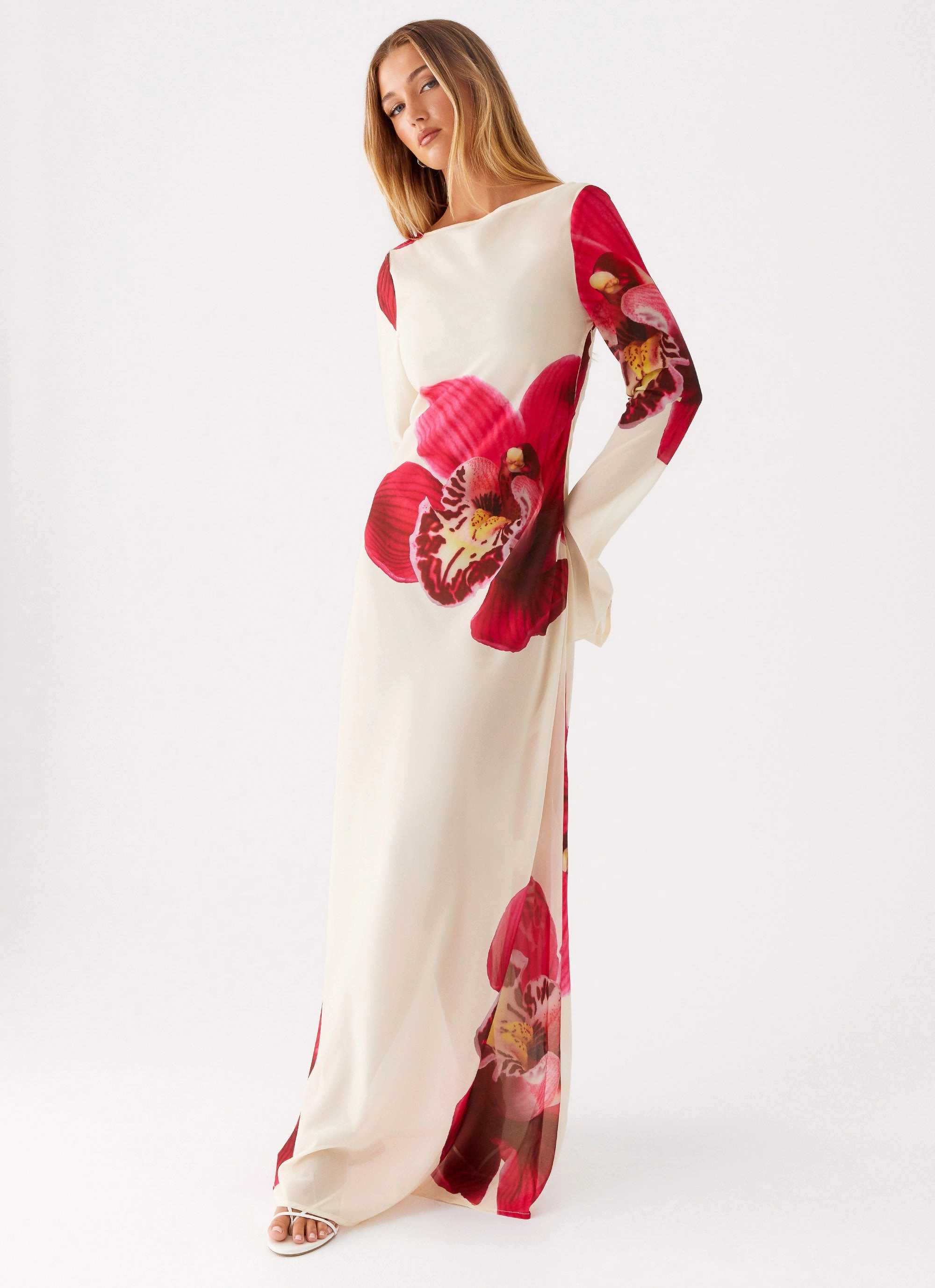Lorde Maxi Dress - Orchid Yellow Inclusive Fit