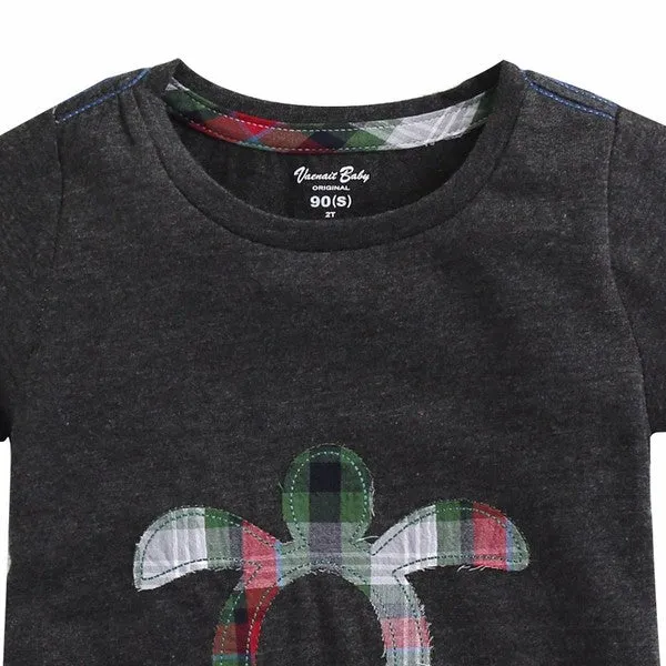 Turtle Charcoal Short Sleeve Tee & Shorts Set