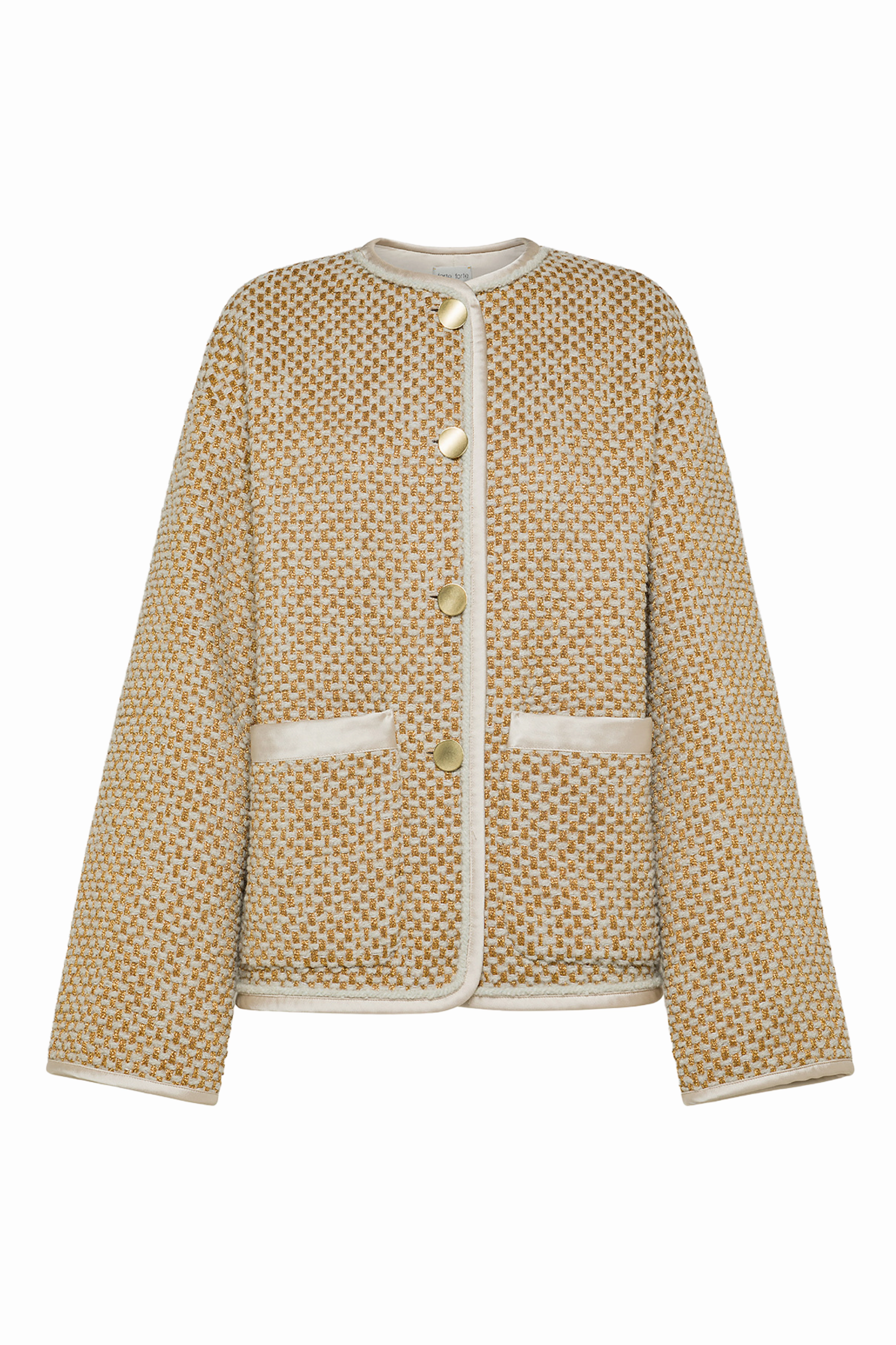 Tweed Jacket Flatlock stitching Glow In Dark Accents