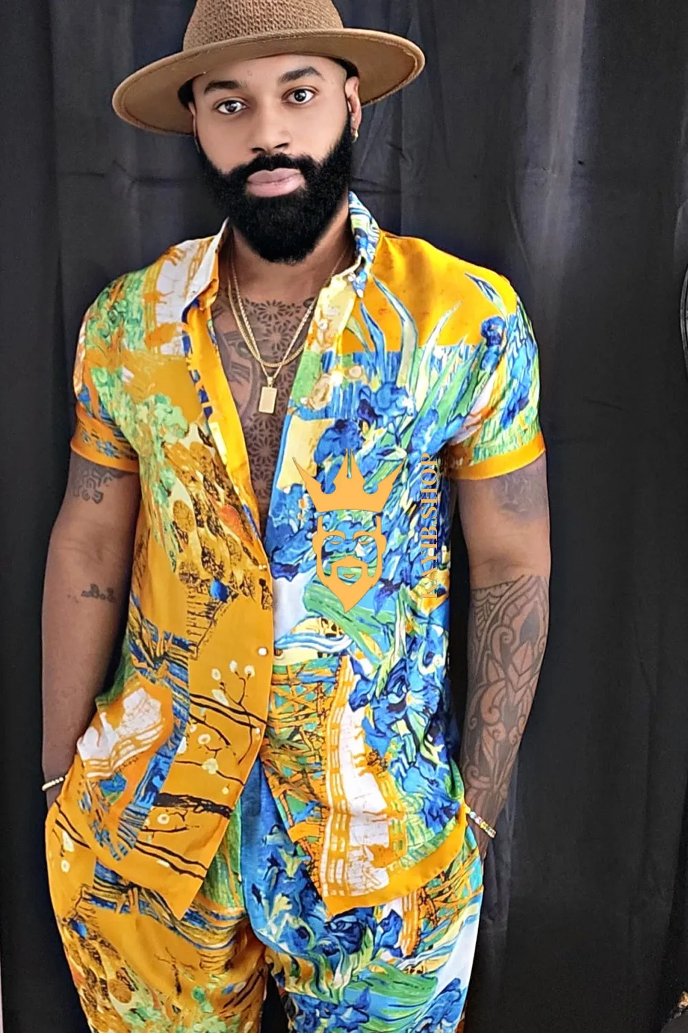 Ultimate Luxury Men's Rave Wear: Silk Set for Unmatched Style and Comfort