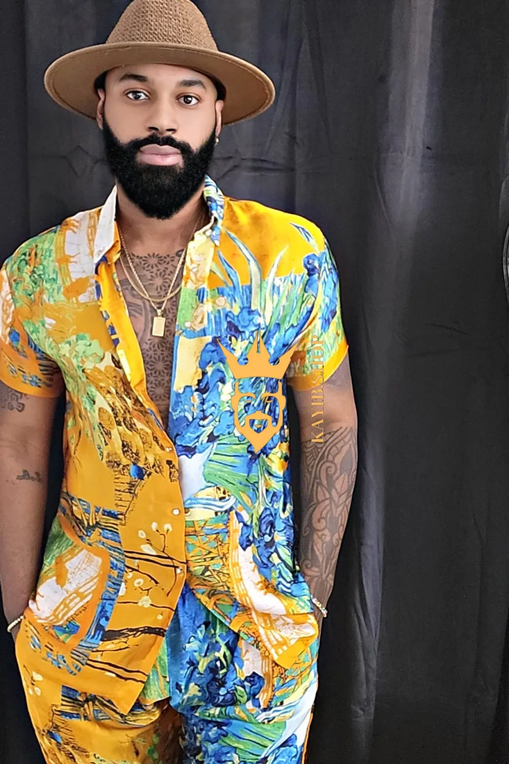 Ultimate Luxury Men's Rave Wear: Silk Set for Unmatched Style and Comfort