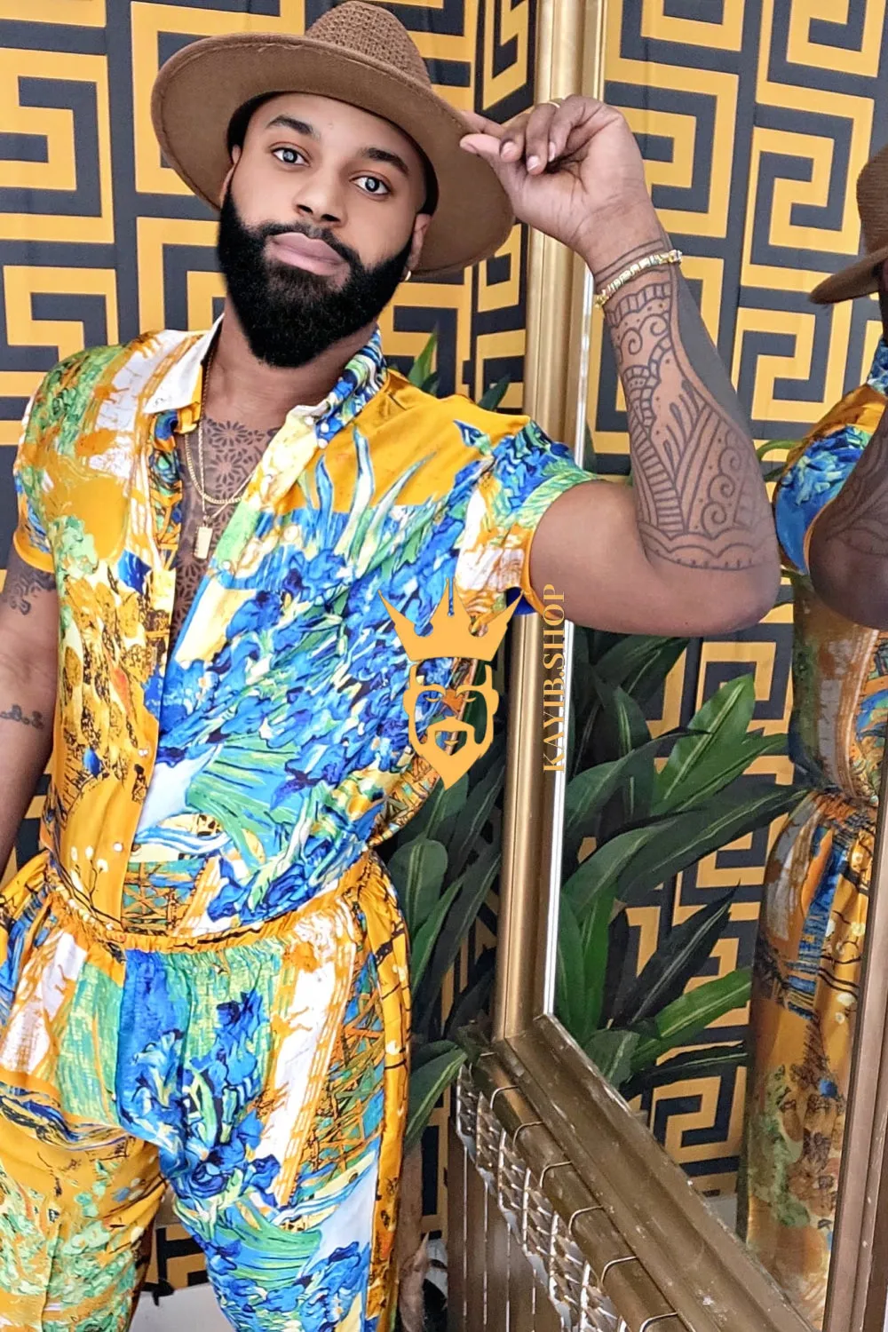 Ultimate Luxury Men's Rave Wear: Silk Set for Unmatched Style and Comfort