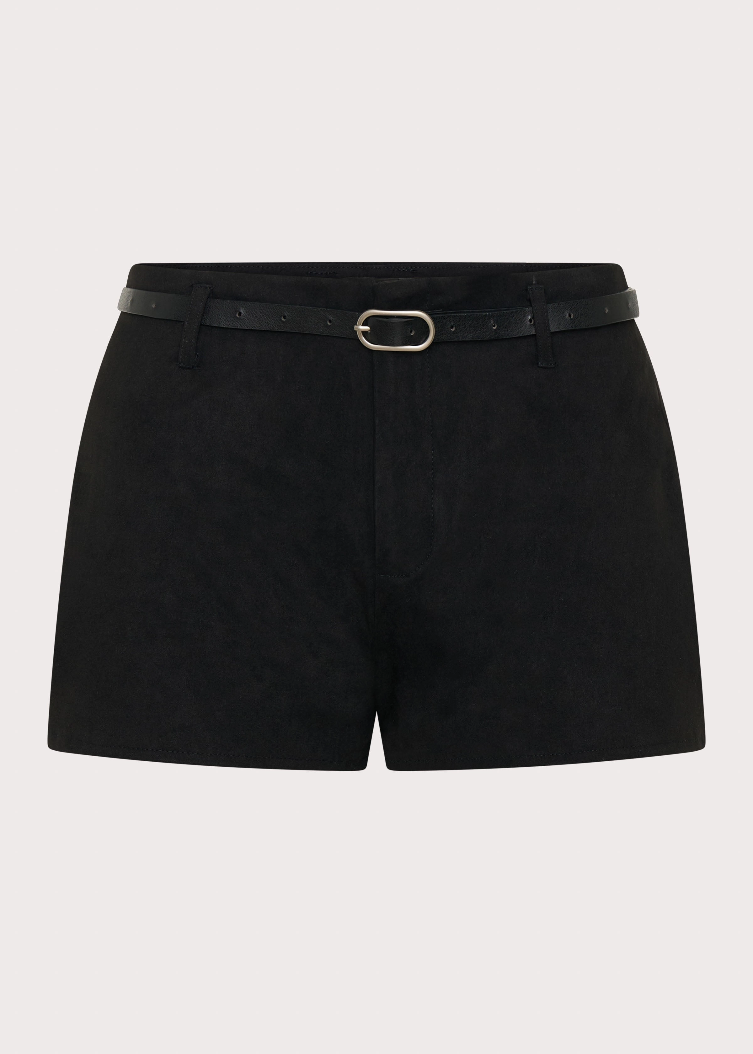 Katie Suede Mini Shorts - Black All Purpose Wear