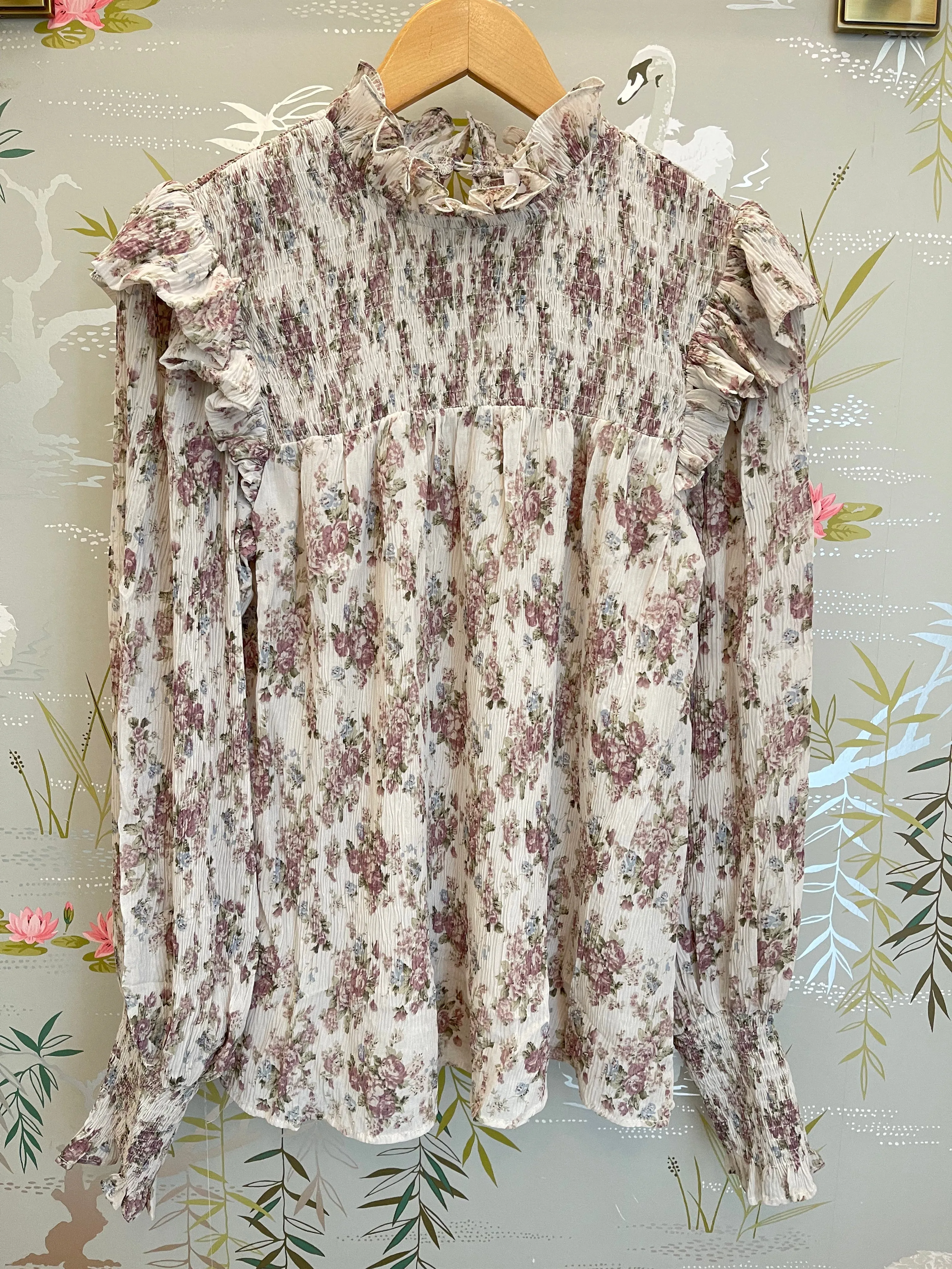 No Iron Fabric Cool and Breezy Fiona Chiffon Blouse