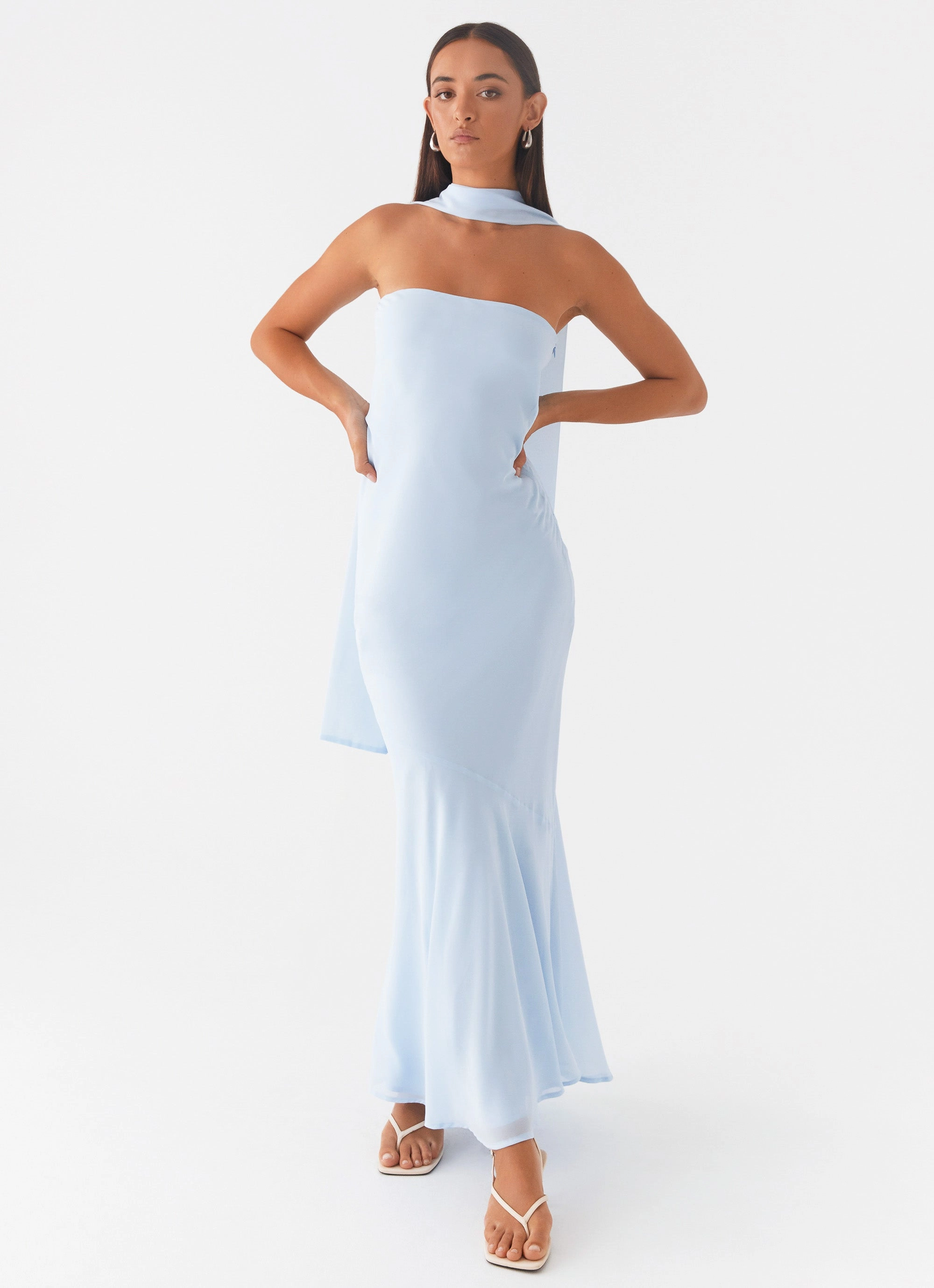 EcoFriendlyDye Under The Pagoda Maxi Dress - Blue