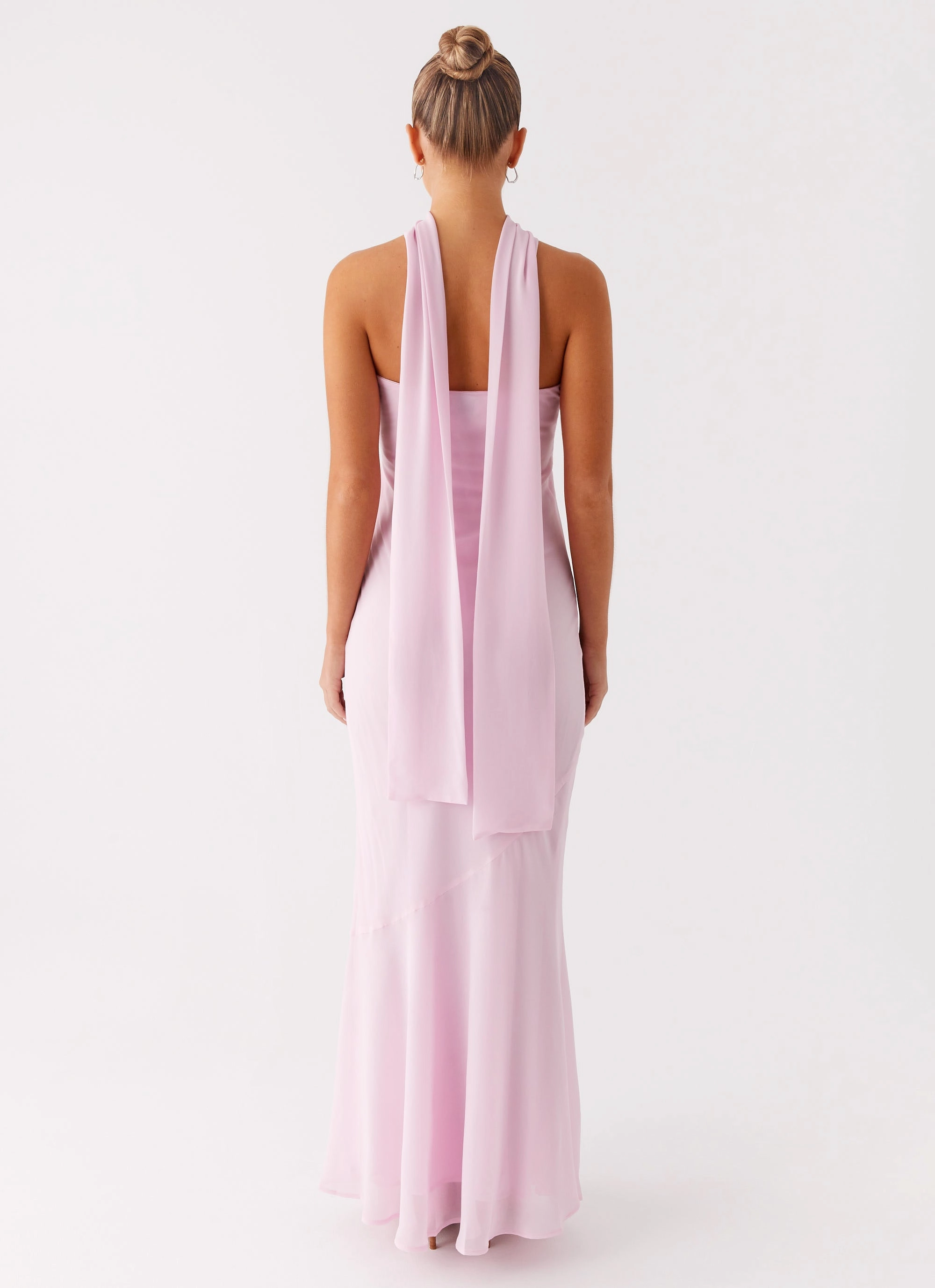BreathableLining Under The Pagoda Maxi Dress - Pink