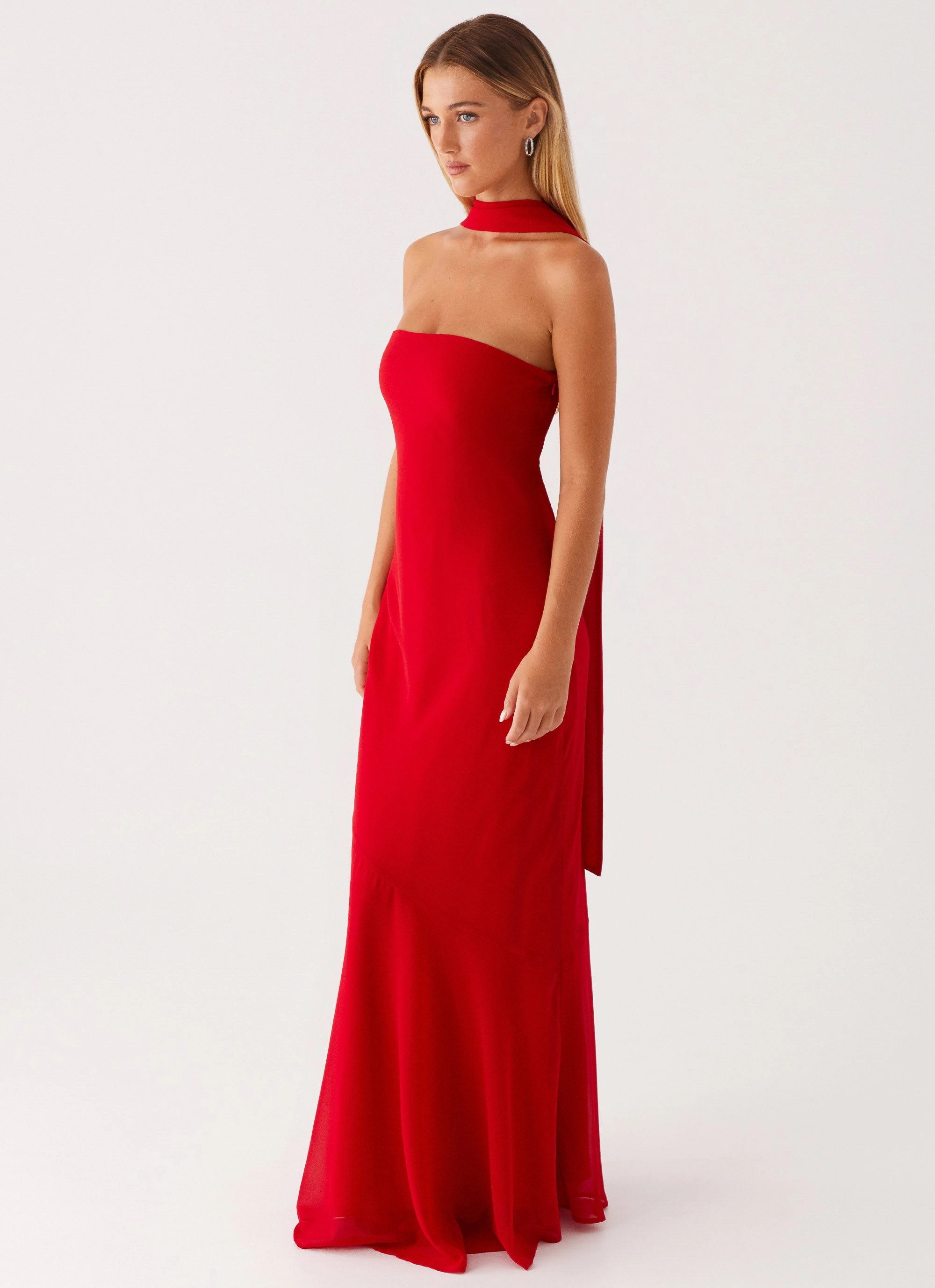everyday staple Under The Pagoda Maxi Dress - Red