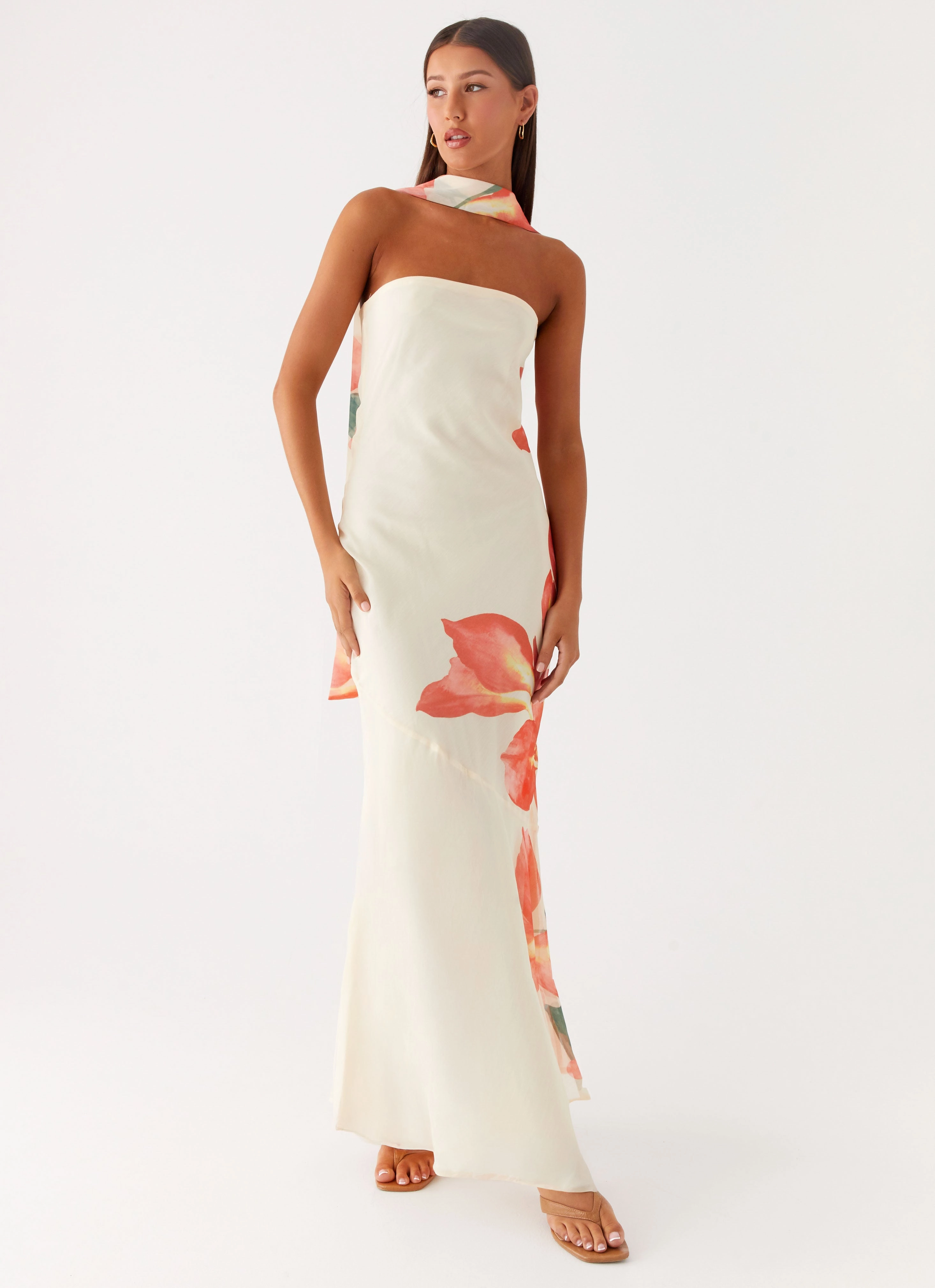 Under The Pagoda Maxi Dress - Siena Floral Gentle Fit