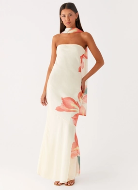 Clean Grace Under The Pagoda Maxi Dress - Siena Floral