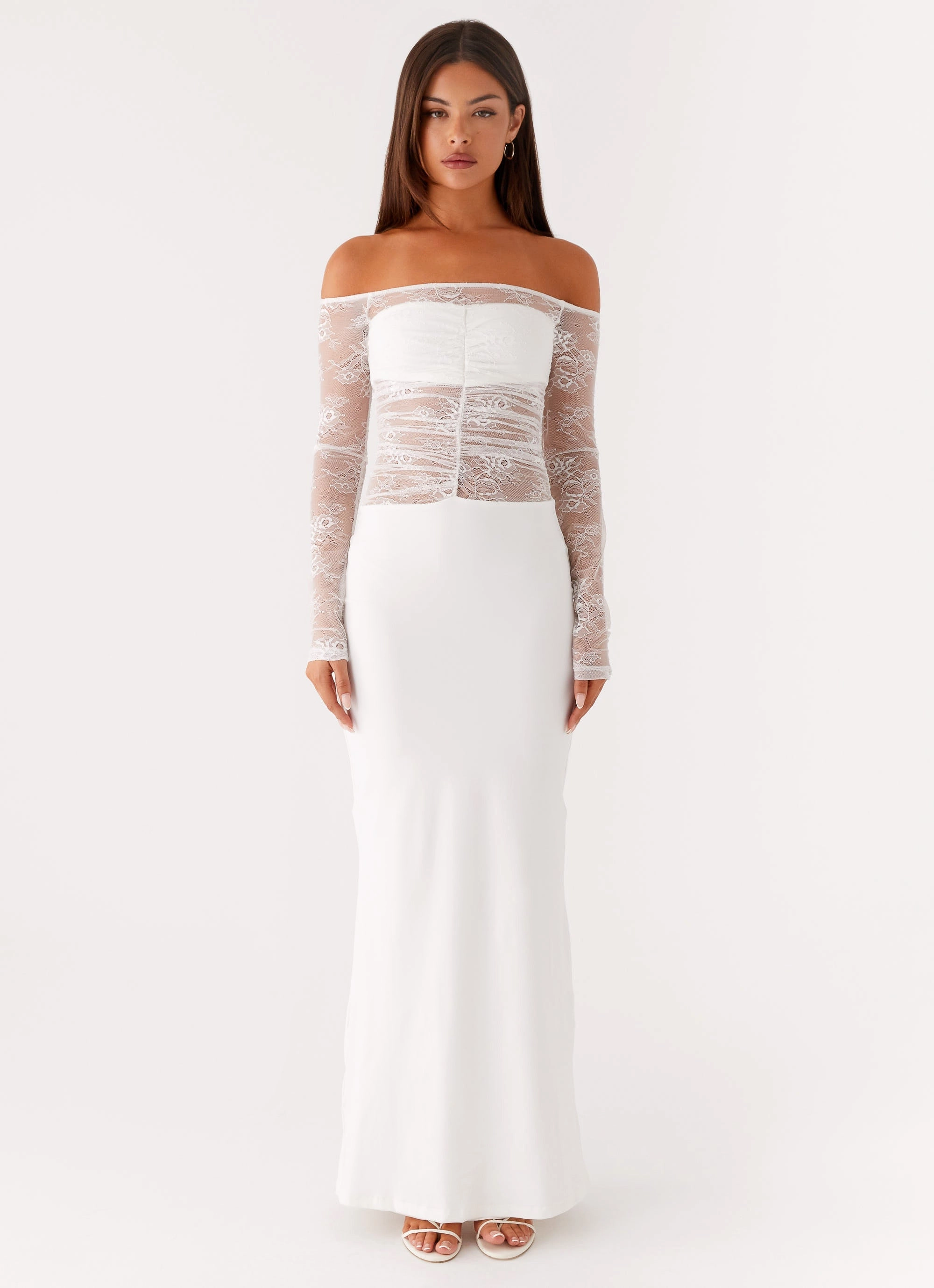 Avi Maxi Dress - White Upgrade-Option Travel Essential