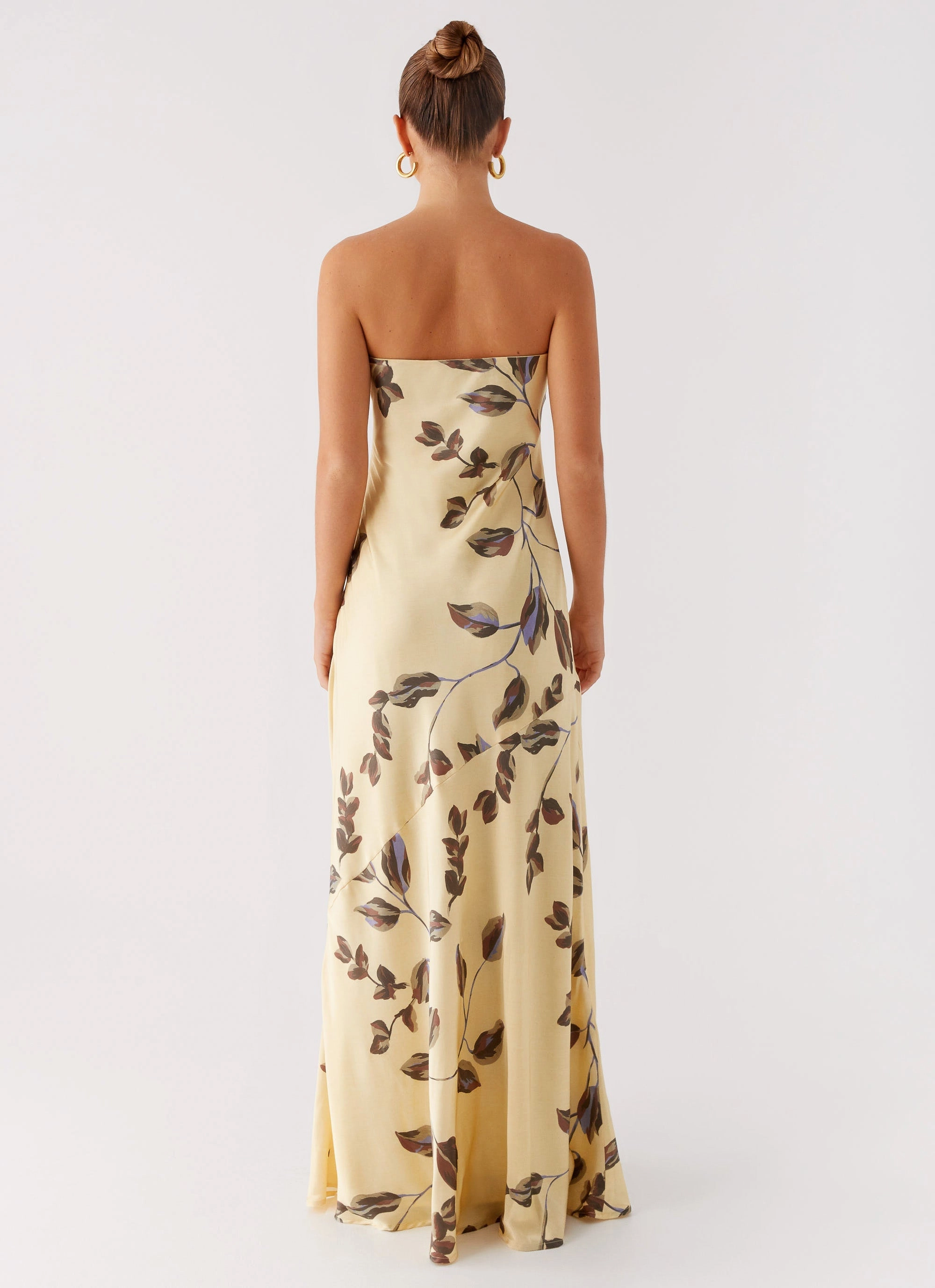 Alisa Strapless Maxi Dress - Buttercream Bliss Polished look dress All Day Ready