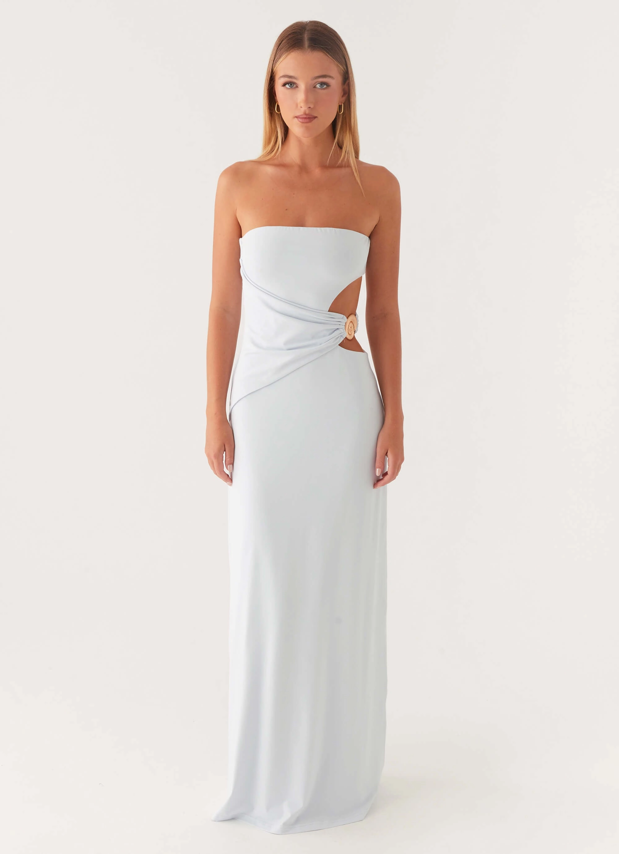 Moment Glow Calm Movement Anetta Maxi Dress - Pale Blue